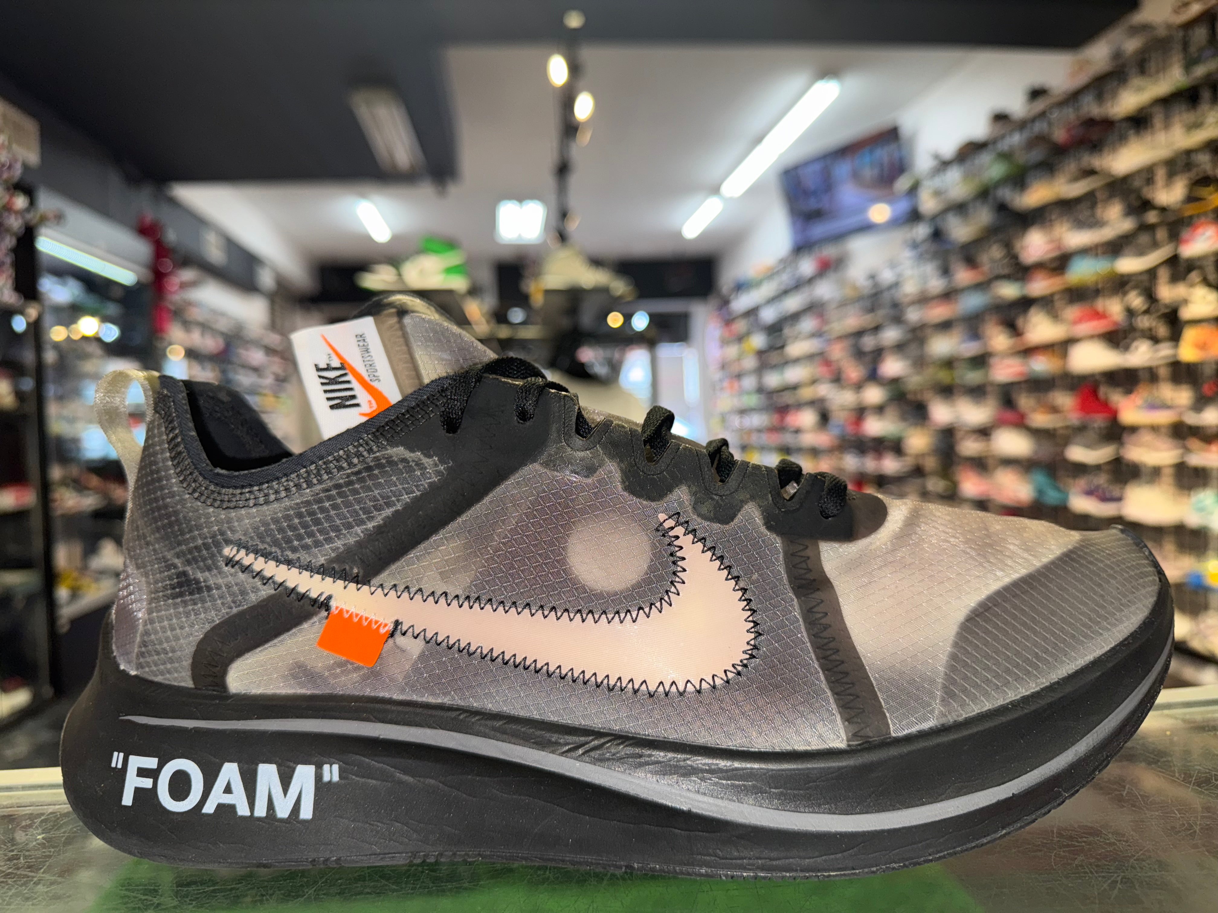 Size 12.5 Nike Zoom Fly Off White "Black"
