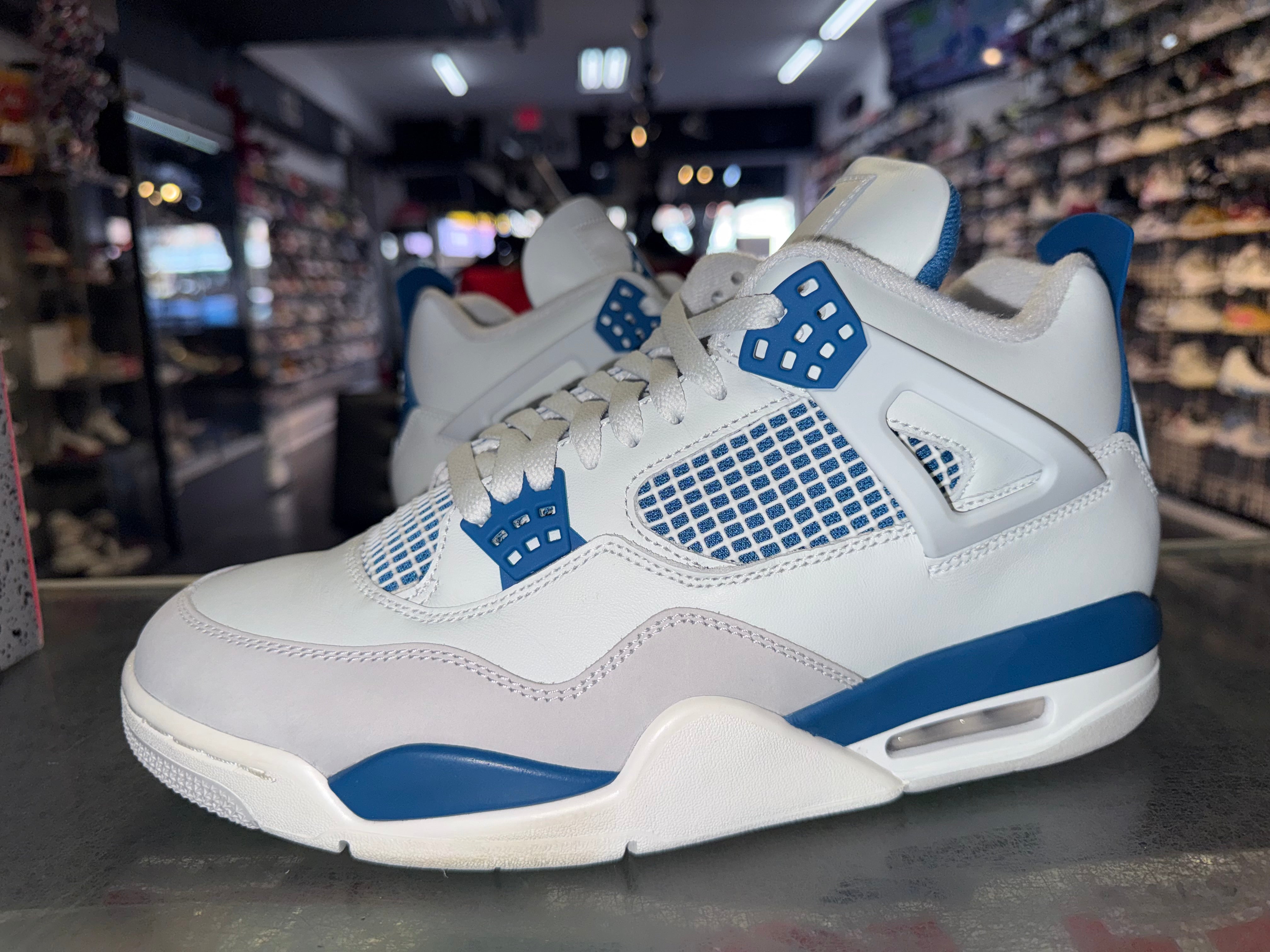 Size 10 Air Jordan 4 "Military Blue"