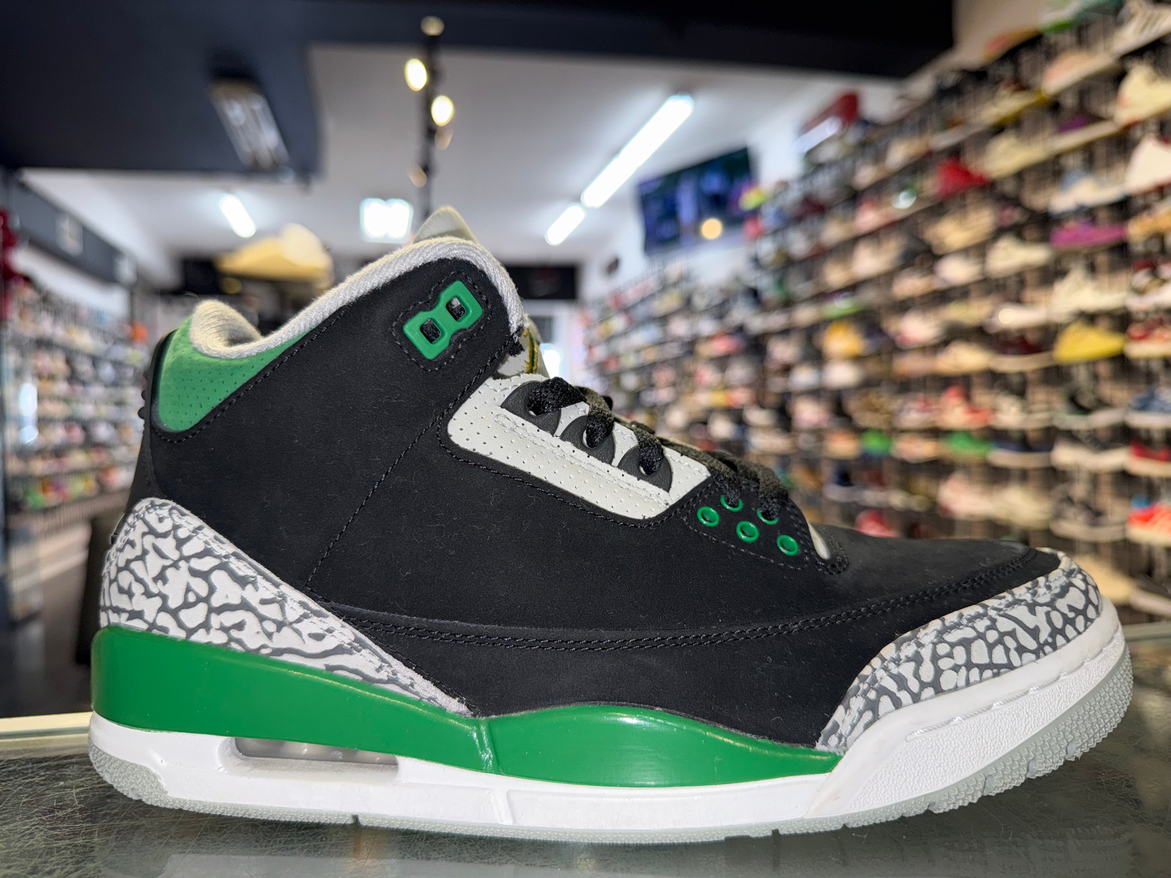 Size 7.5 Air Jordan 3 "Pine Green"