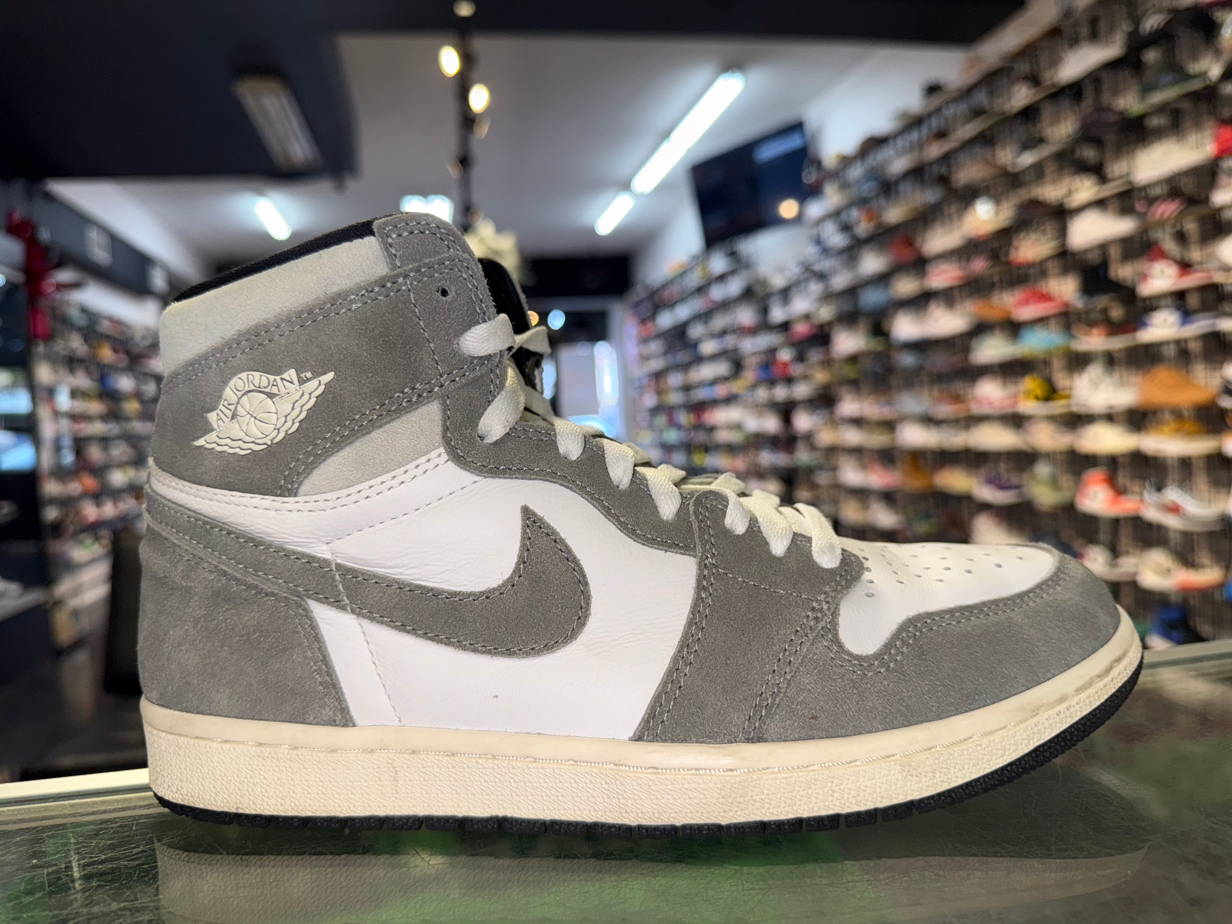 Size 8.5 Air Jordan 1 "Washed Black"