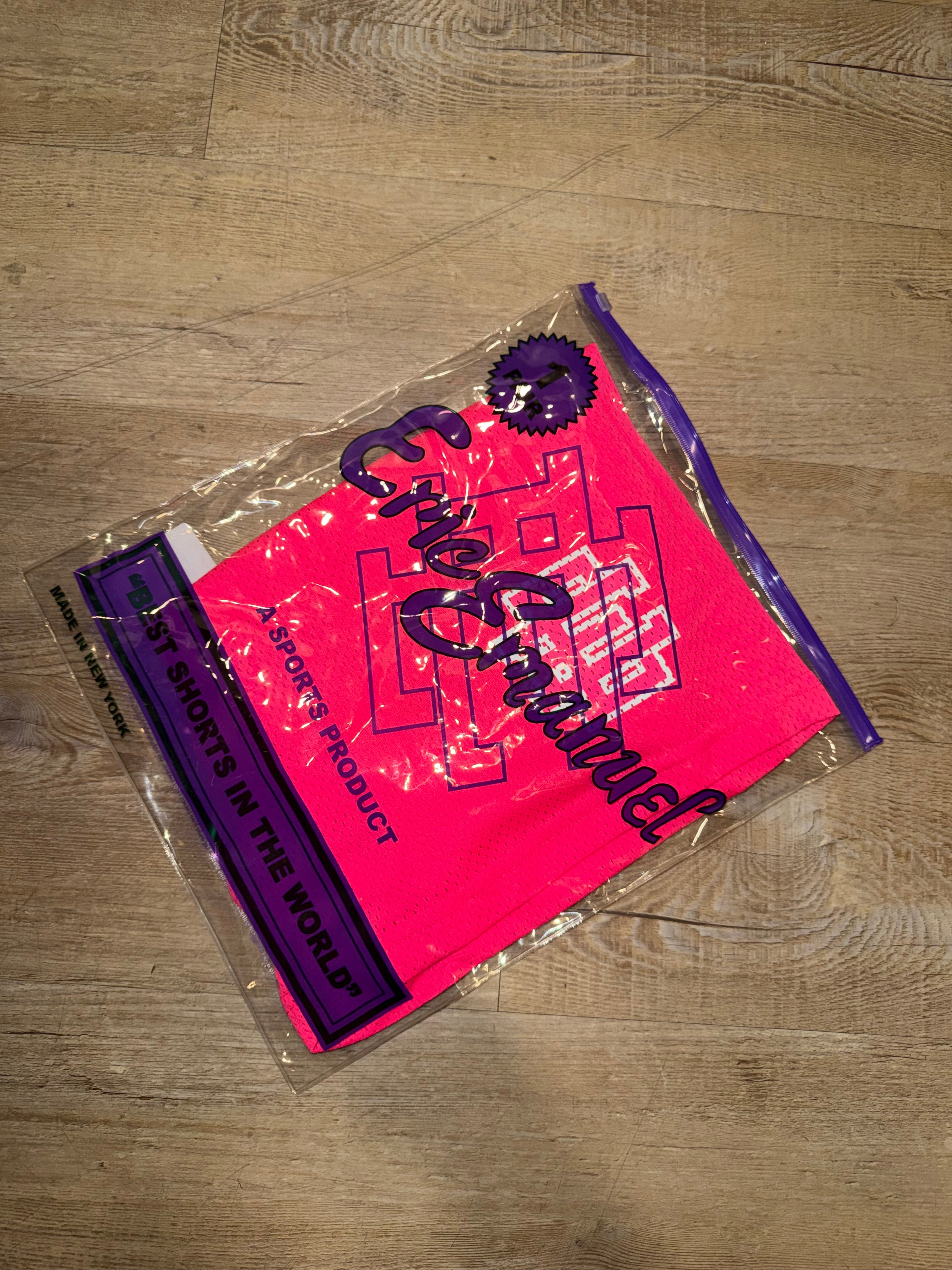 Size M Eric Emanuel EE Shorts “Knockout Pink” Brand New