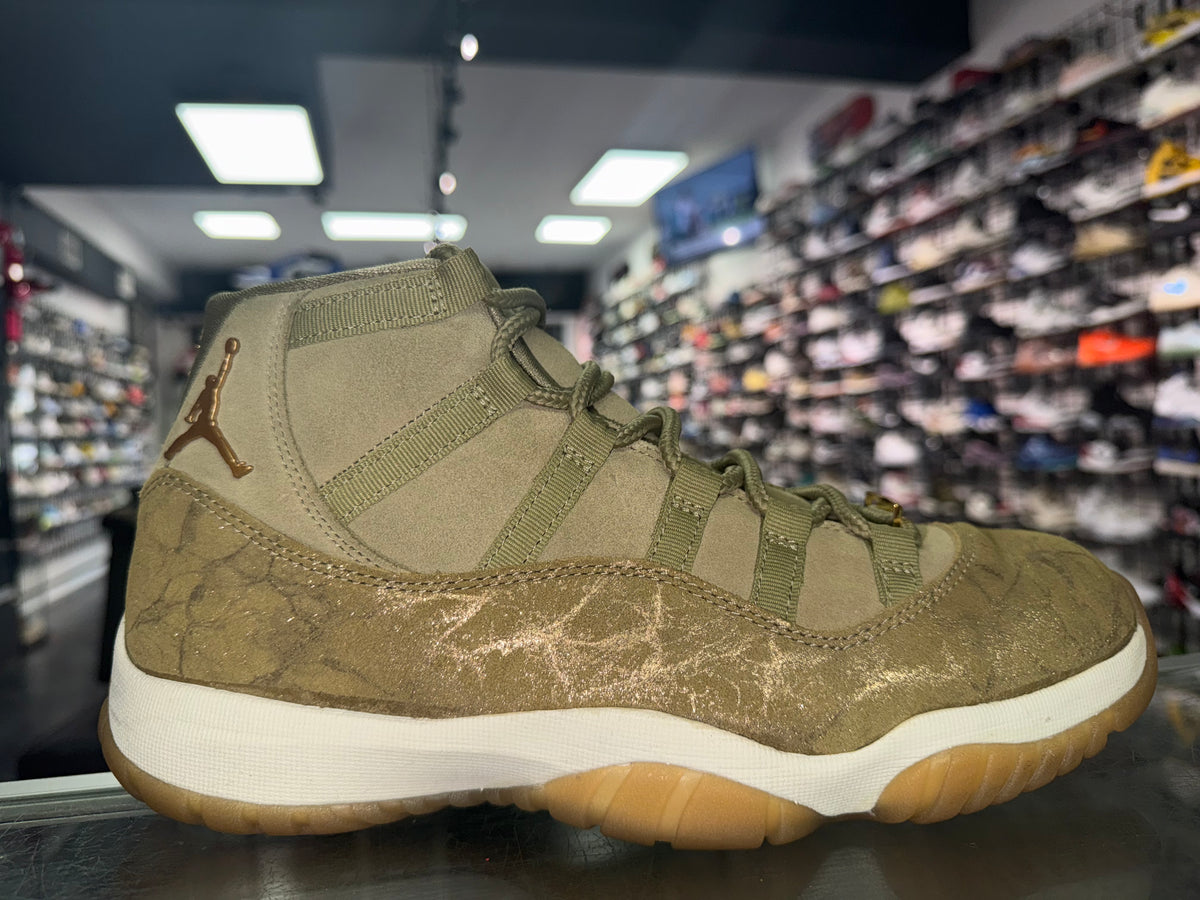 Size 9.5 (11W) Air Jordan 11 “Neutral Olive”