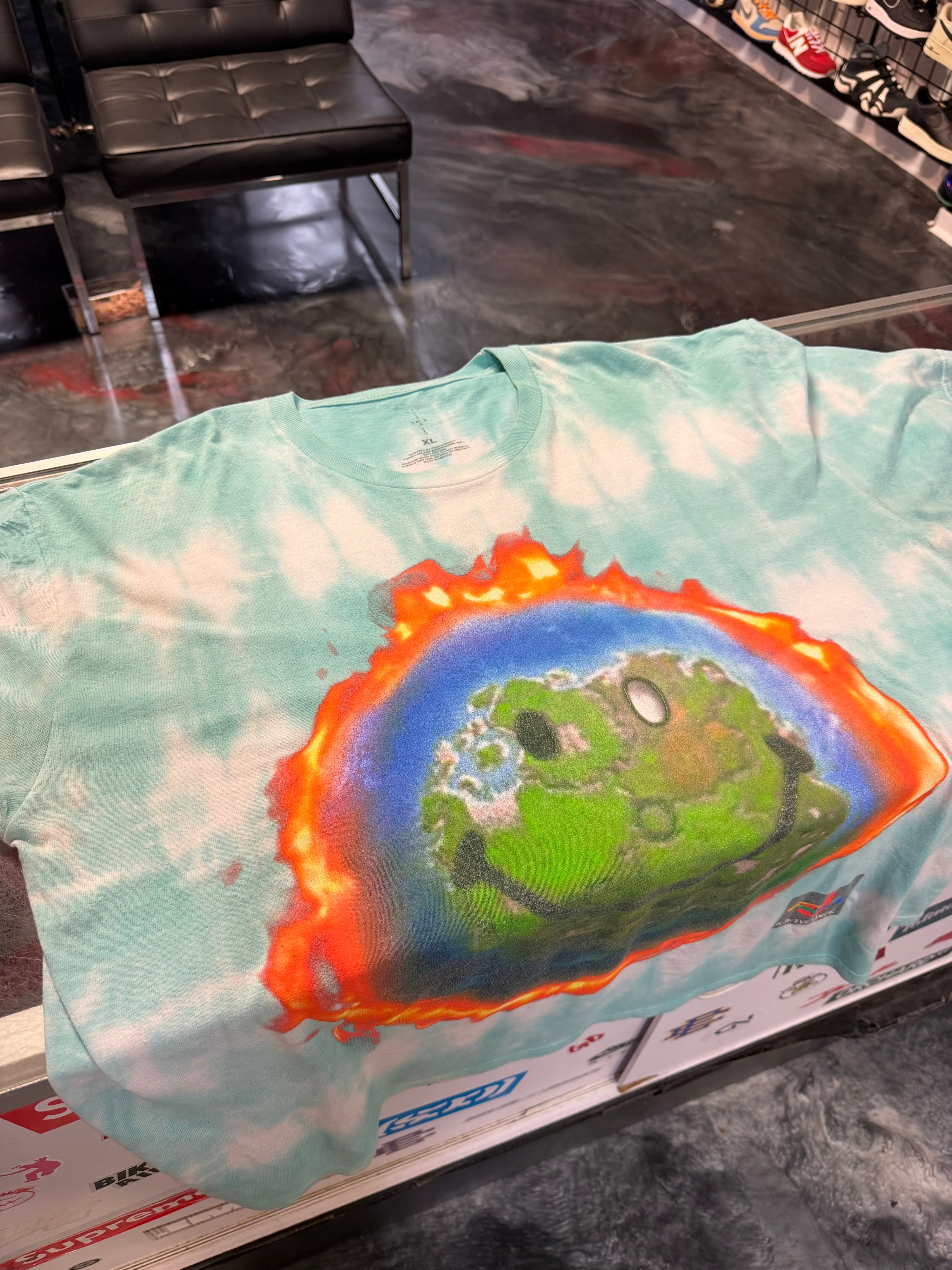 XL Travis Scott Tee Teal