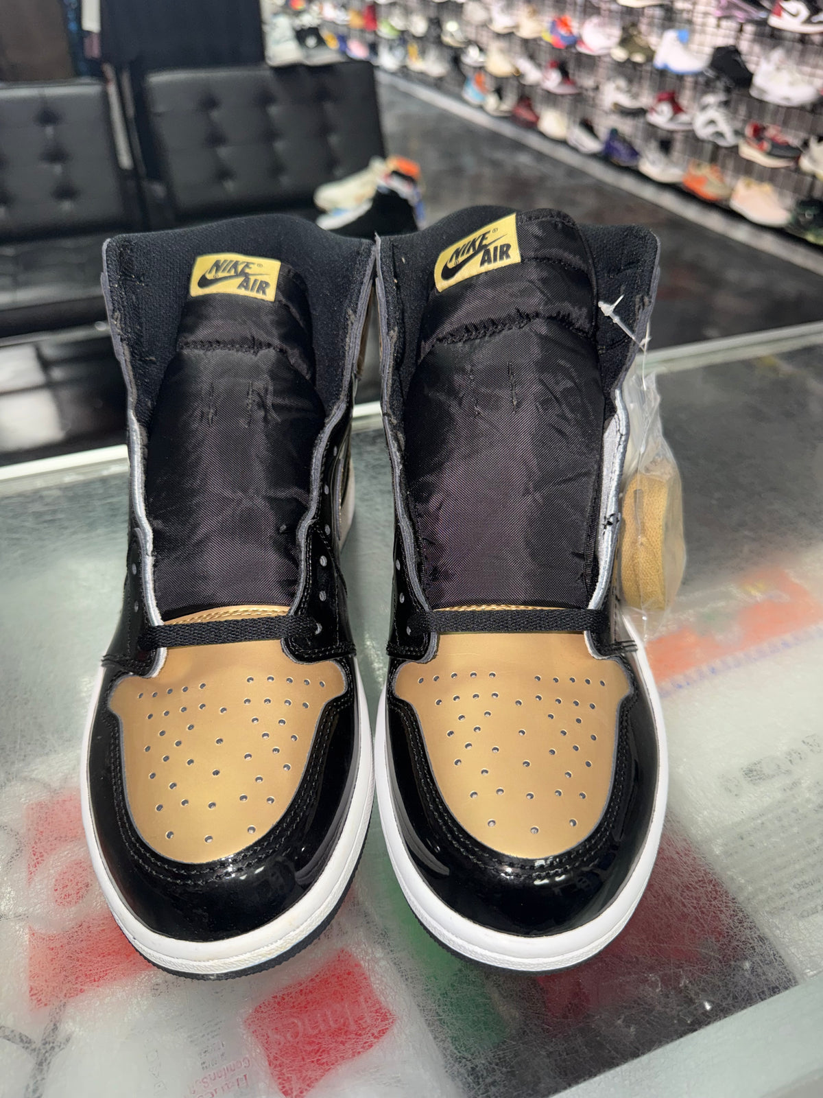 Size 11 Air Jordan 1 “Gold Toe” Brand New