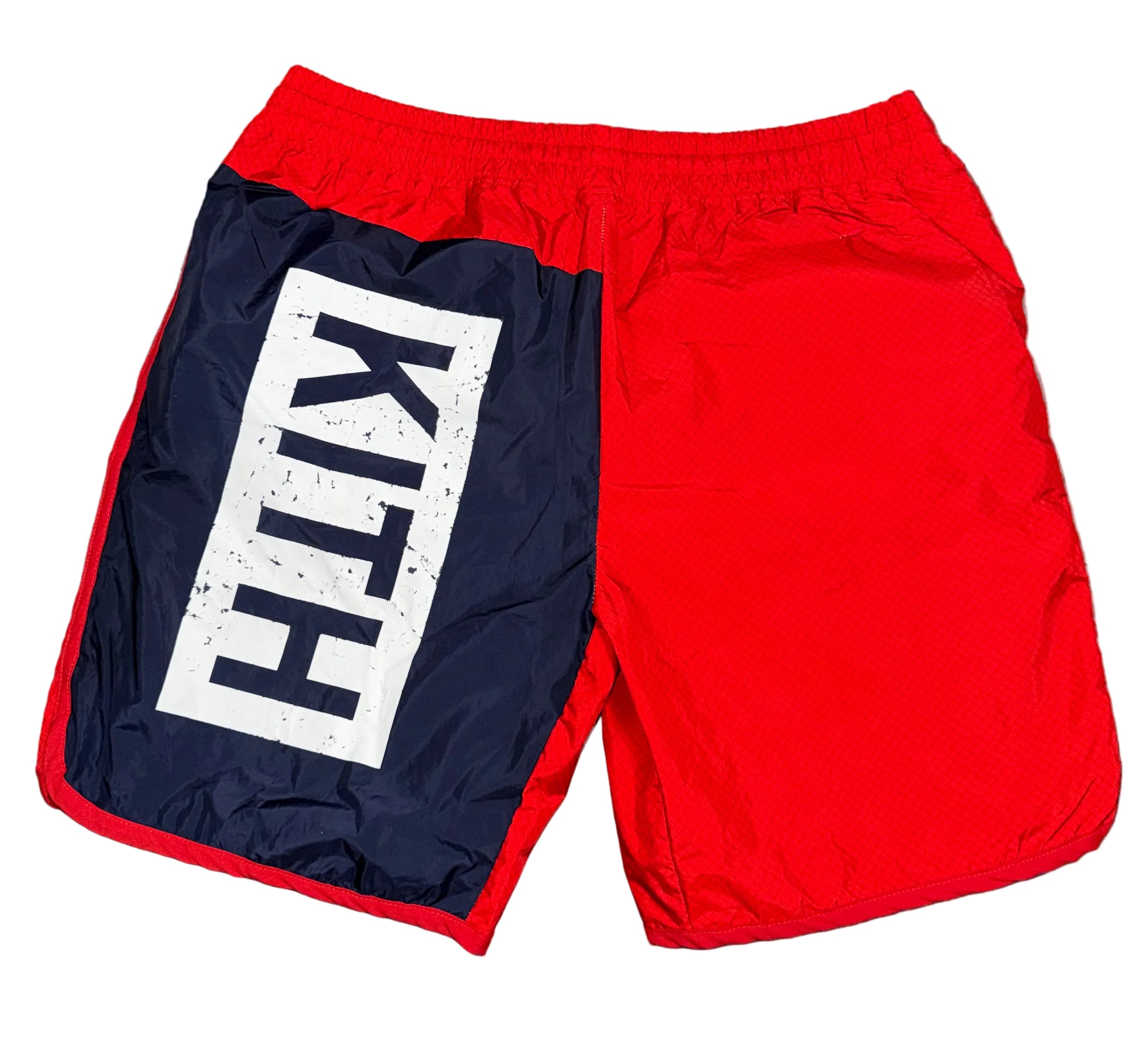 Size XL Kith Cotton Lined Shorts “Red/Blue”