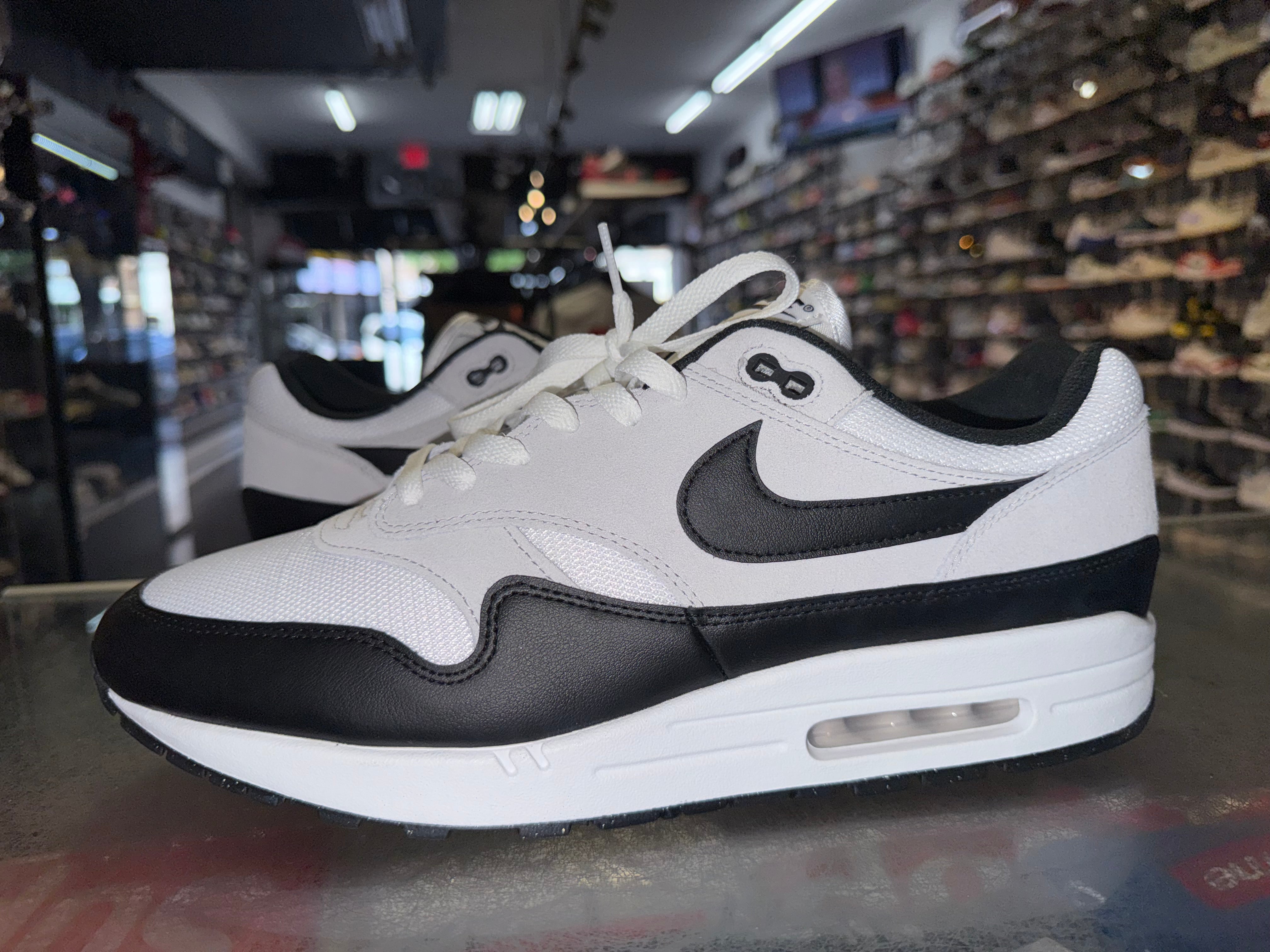 Size 14 Air Max 1 Essential “Black/White”