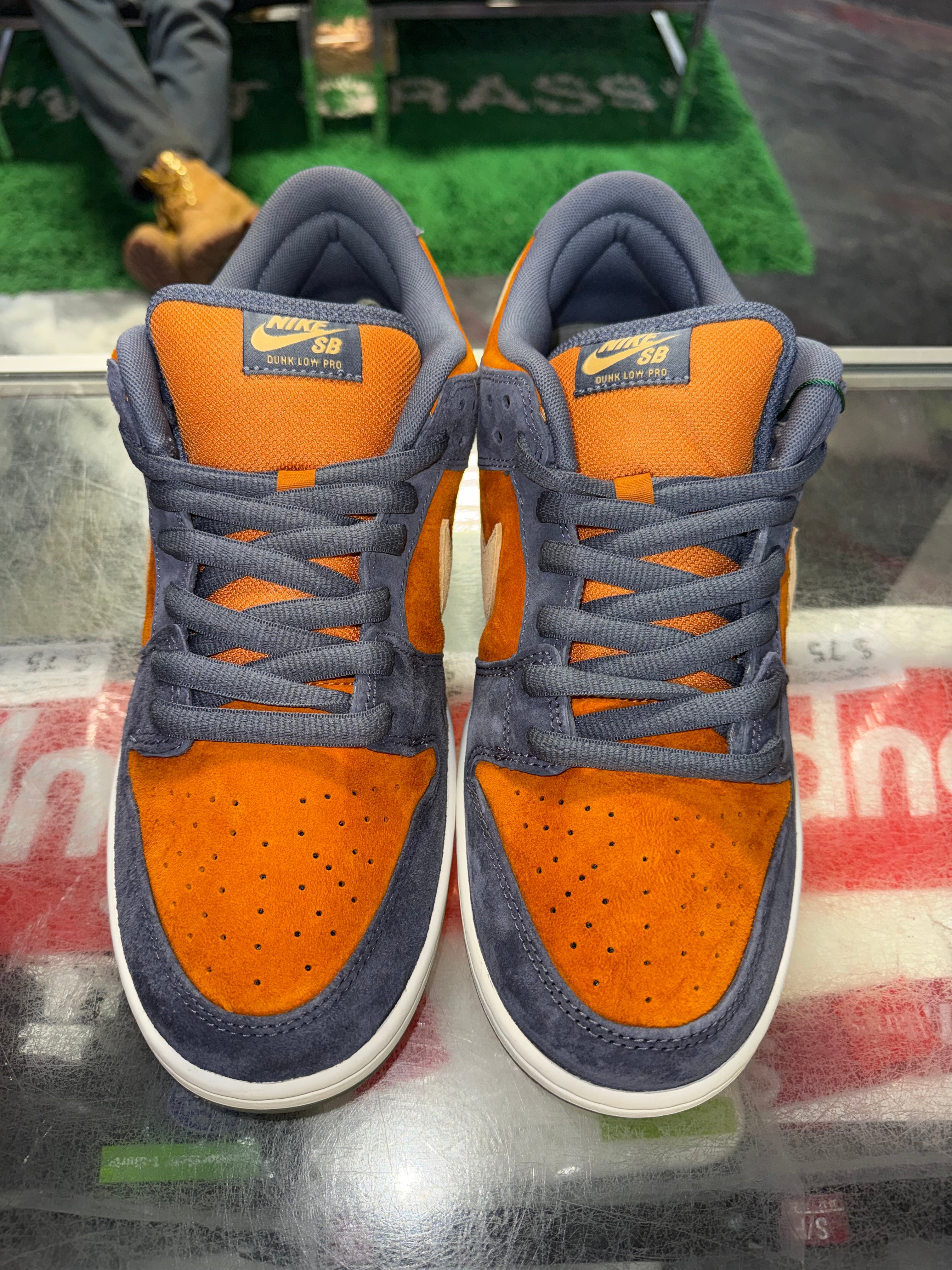 Size 12 Dunk Low SB "Light Carbon Monarch" Brand New