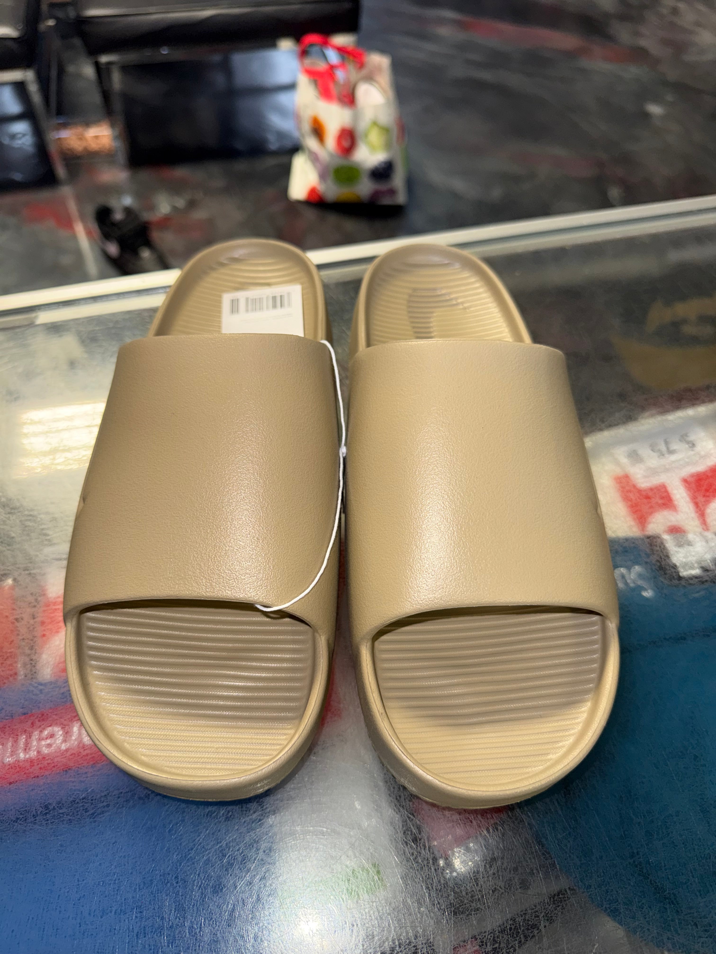 Size 10 Nike Calm Slide “Khaki” Brand New