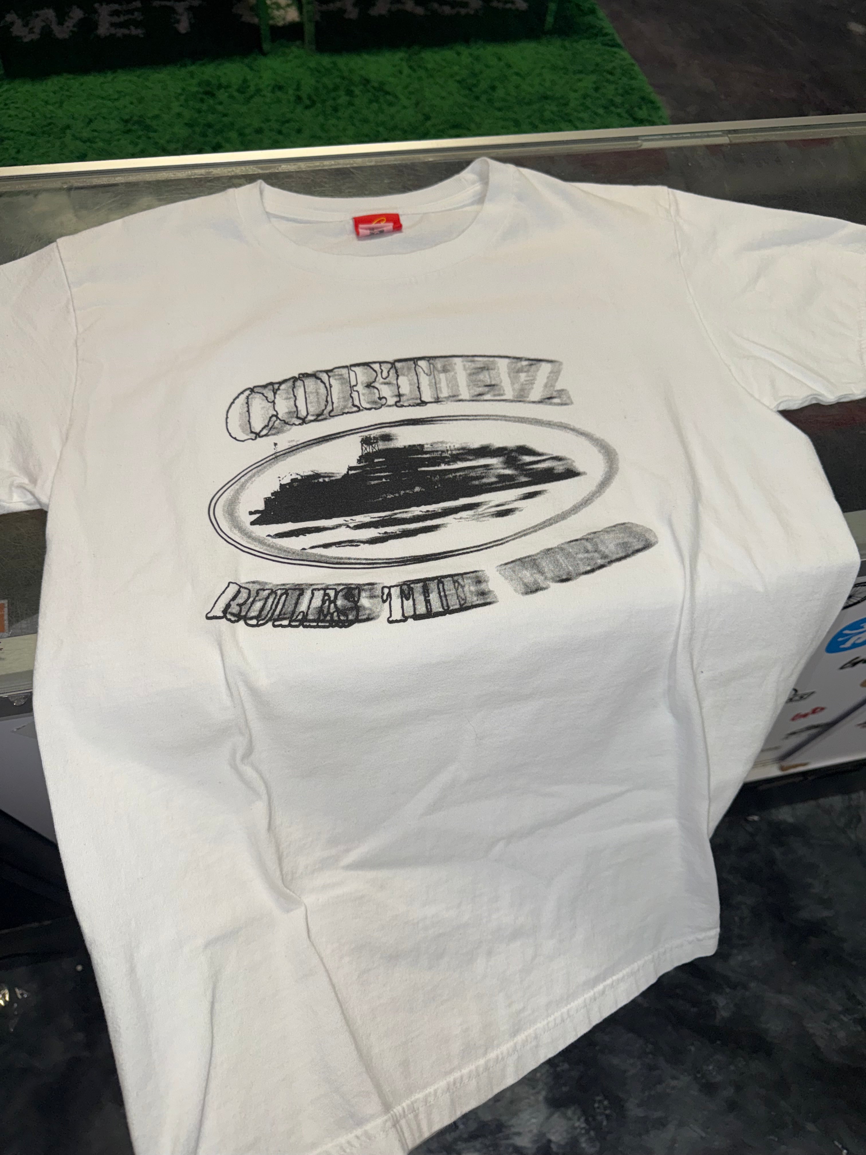 Size M Corteiz RTW Blur Tee “White”