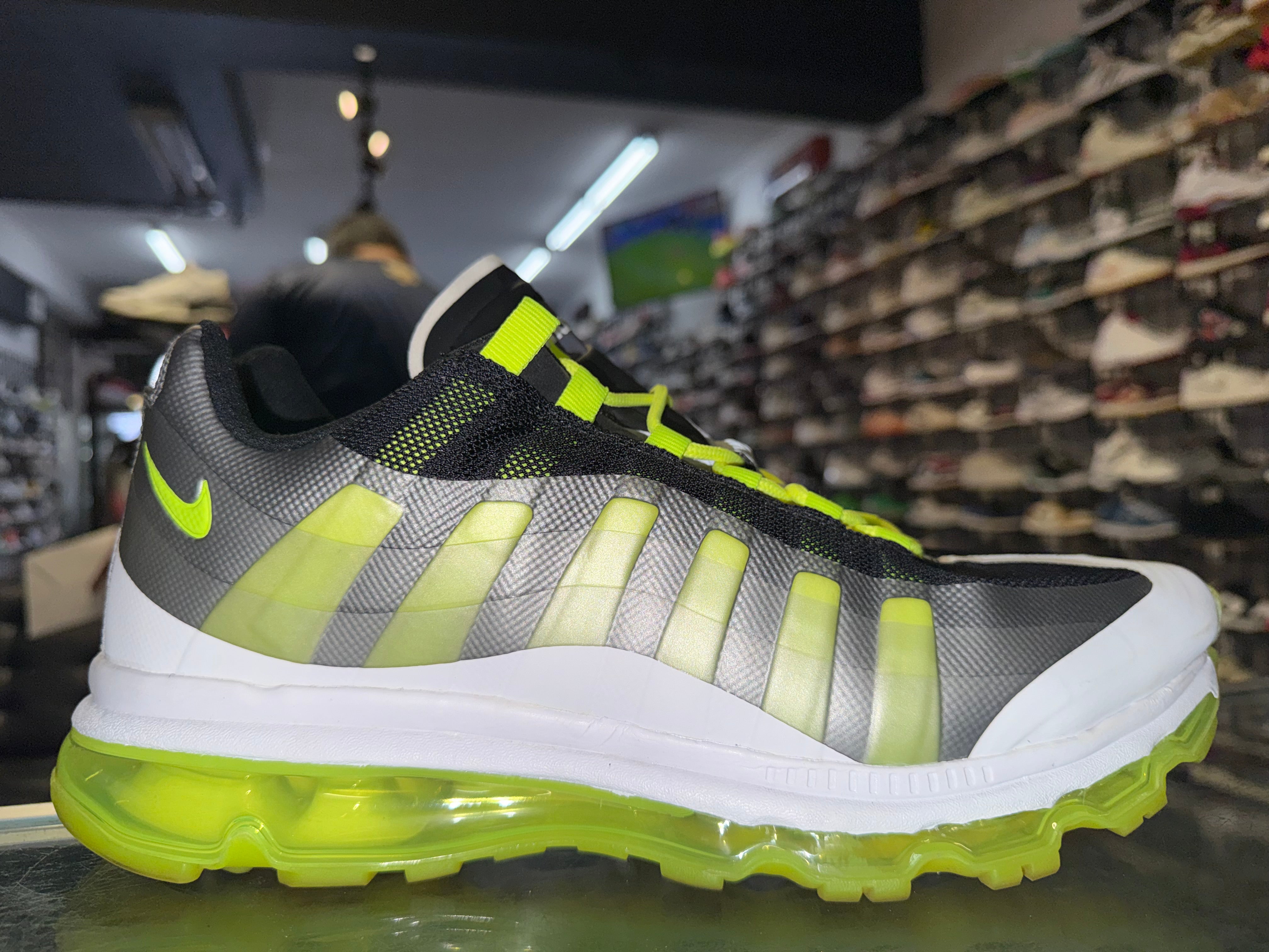 Size 13 Air Max 95+ "Black White Volt"