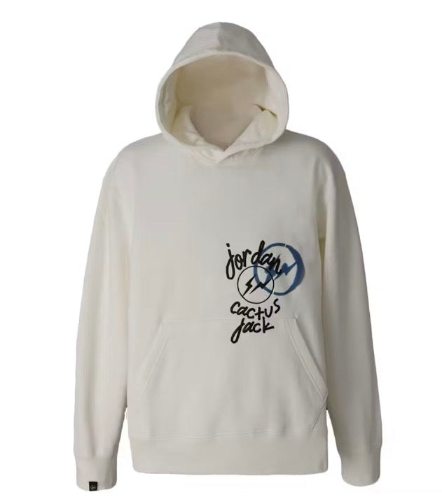 Size M Travis Scott x Jordan Fragment Hoodie “White” – Direct Kicks