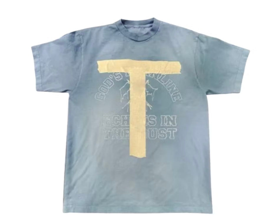 Size L Travis Scott Coachella 2025 Tee “Blue”
