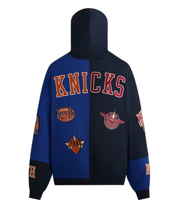 Size L Kith NY Knicks Mash Up Hoodie “Nocturnal”