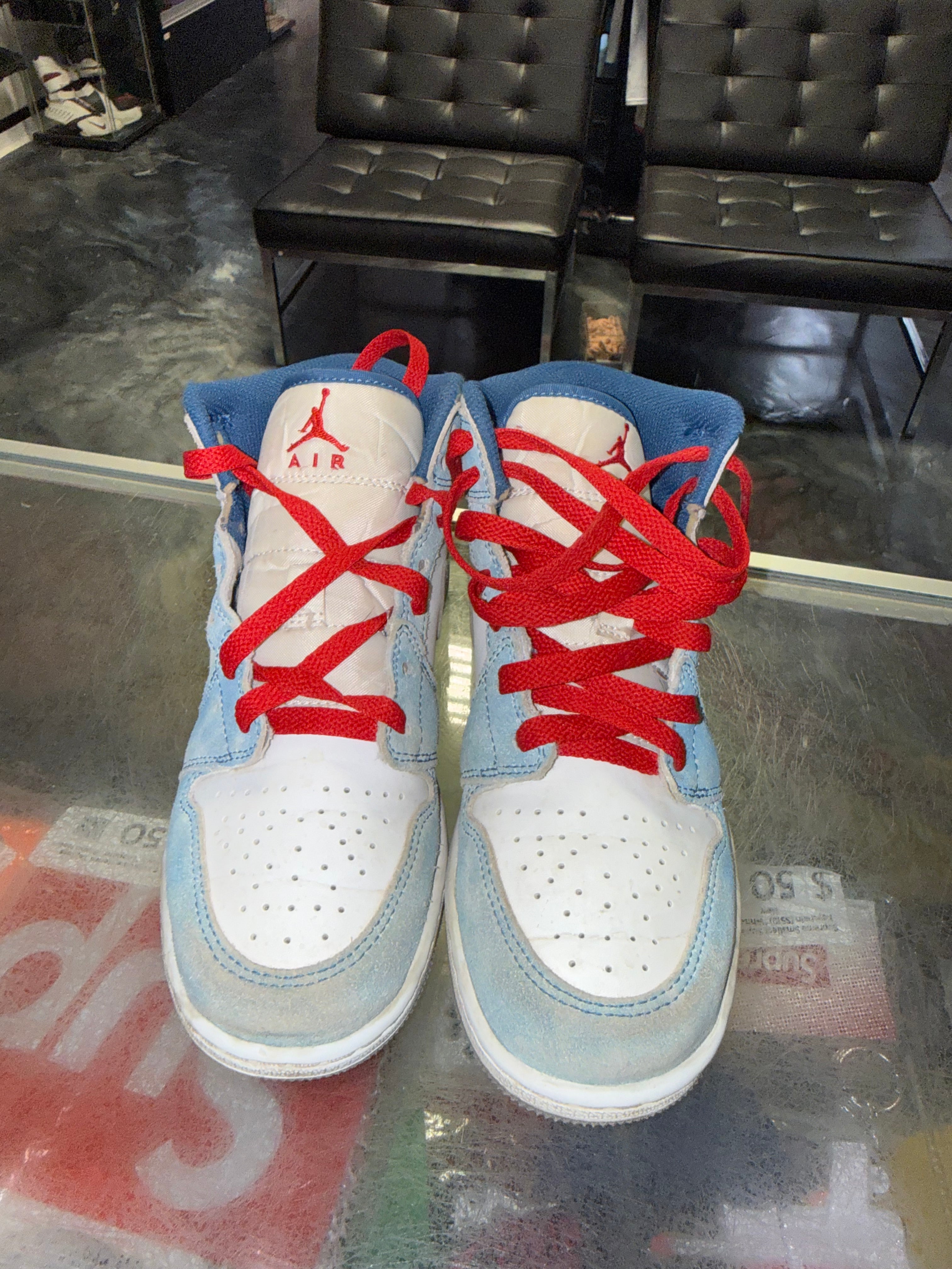 Size 4y AJ 1 Mid Hyper Royal - NB