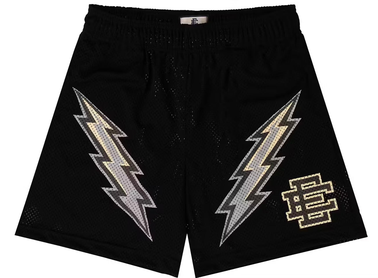 Size XL Eric Emanuel EE Bolt Shorts “Black”