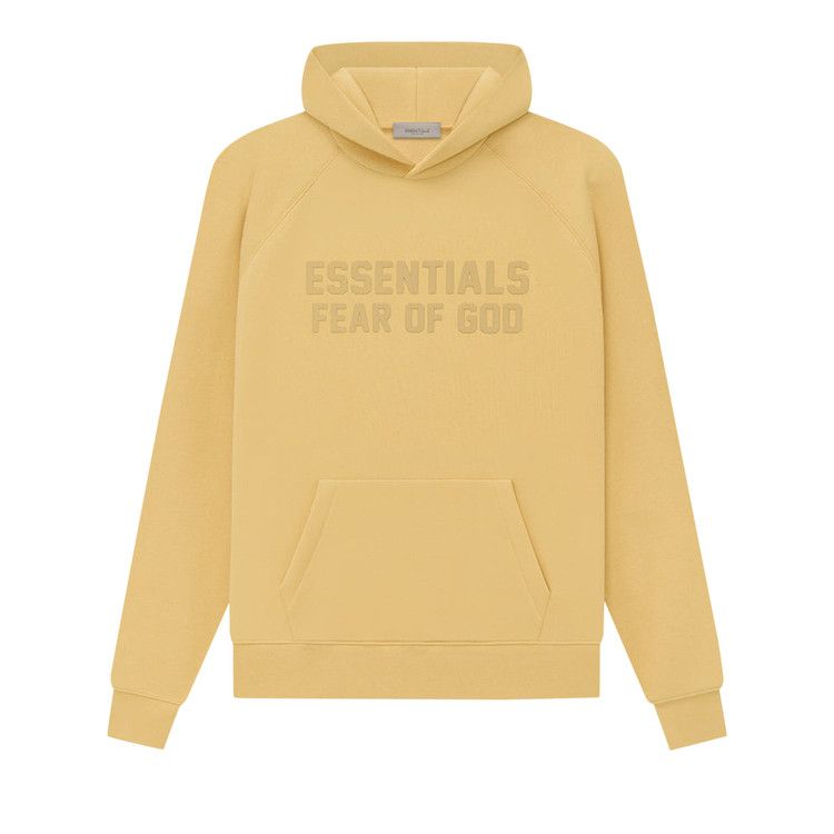 Size M (Fits L) Essentials FOG Hoodie “Light Tuscan”