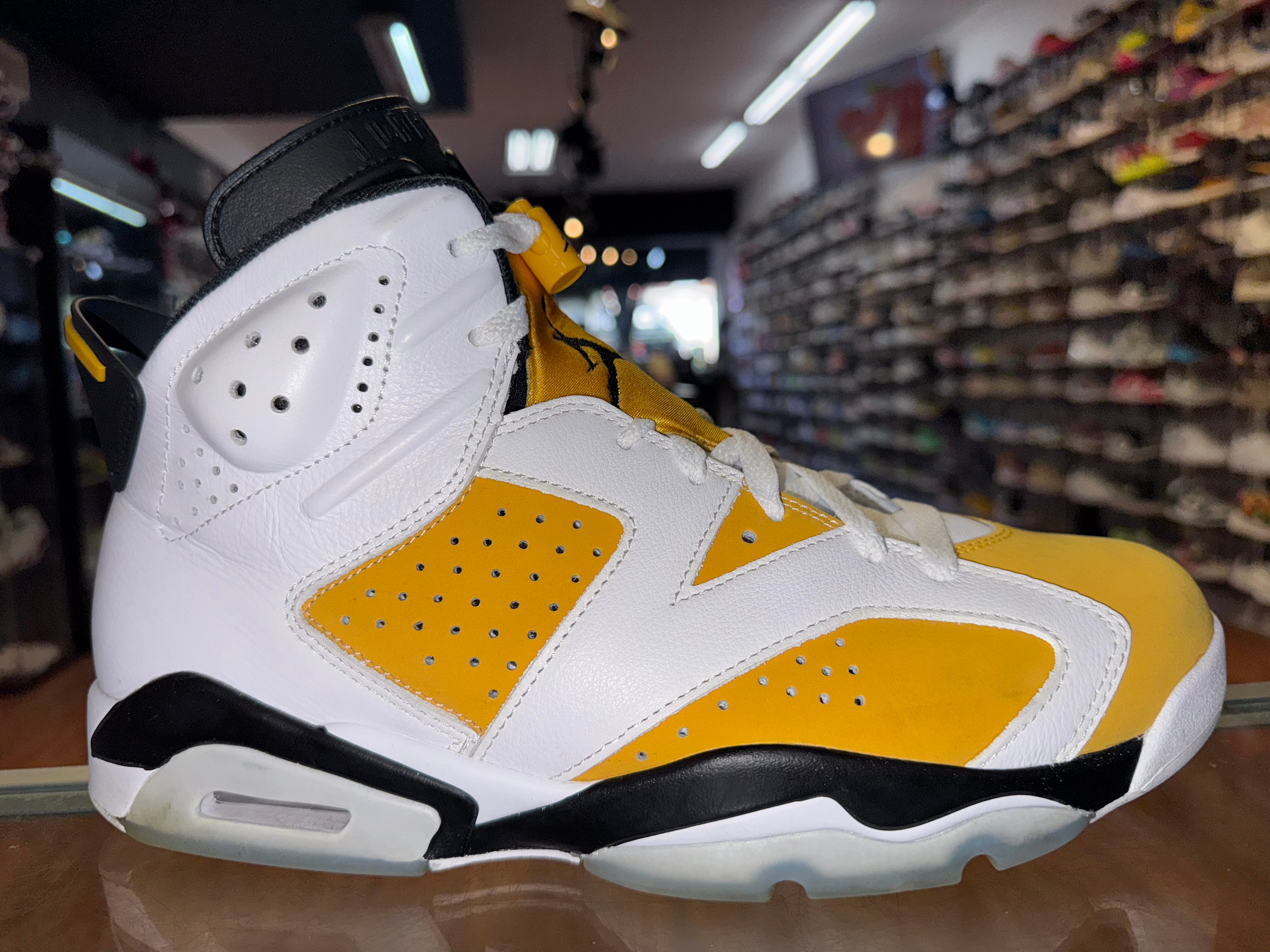 Size 10.5 Air Jordan 6 "Yellow Ochre"