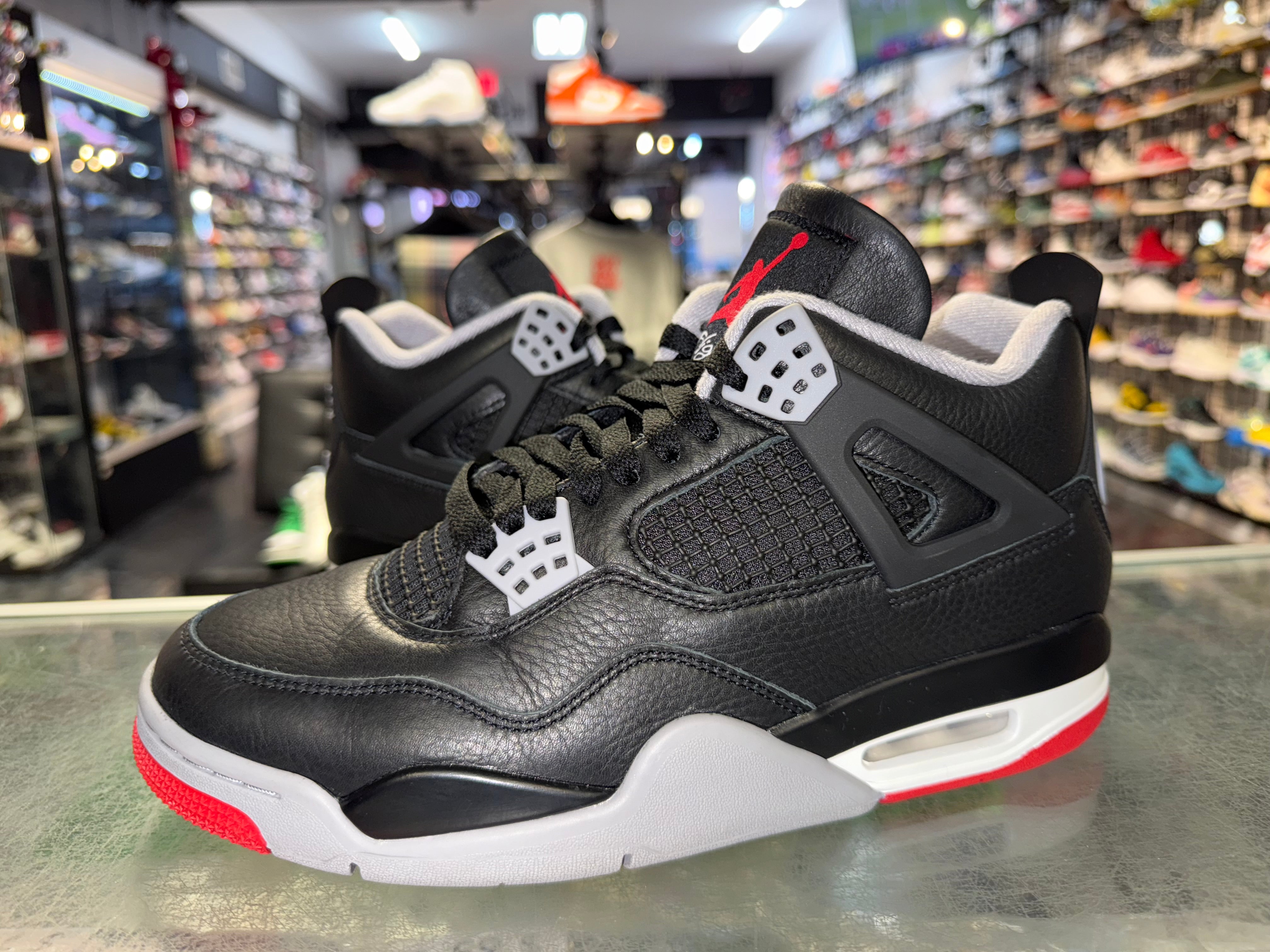 Size 8 Air Jordan 4 "Bred Reimagined"