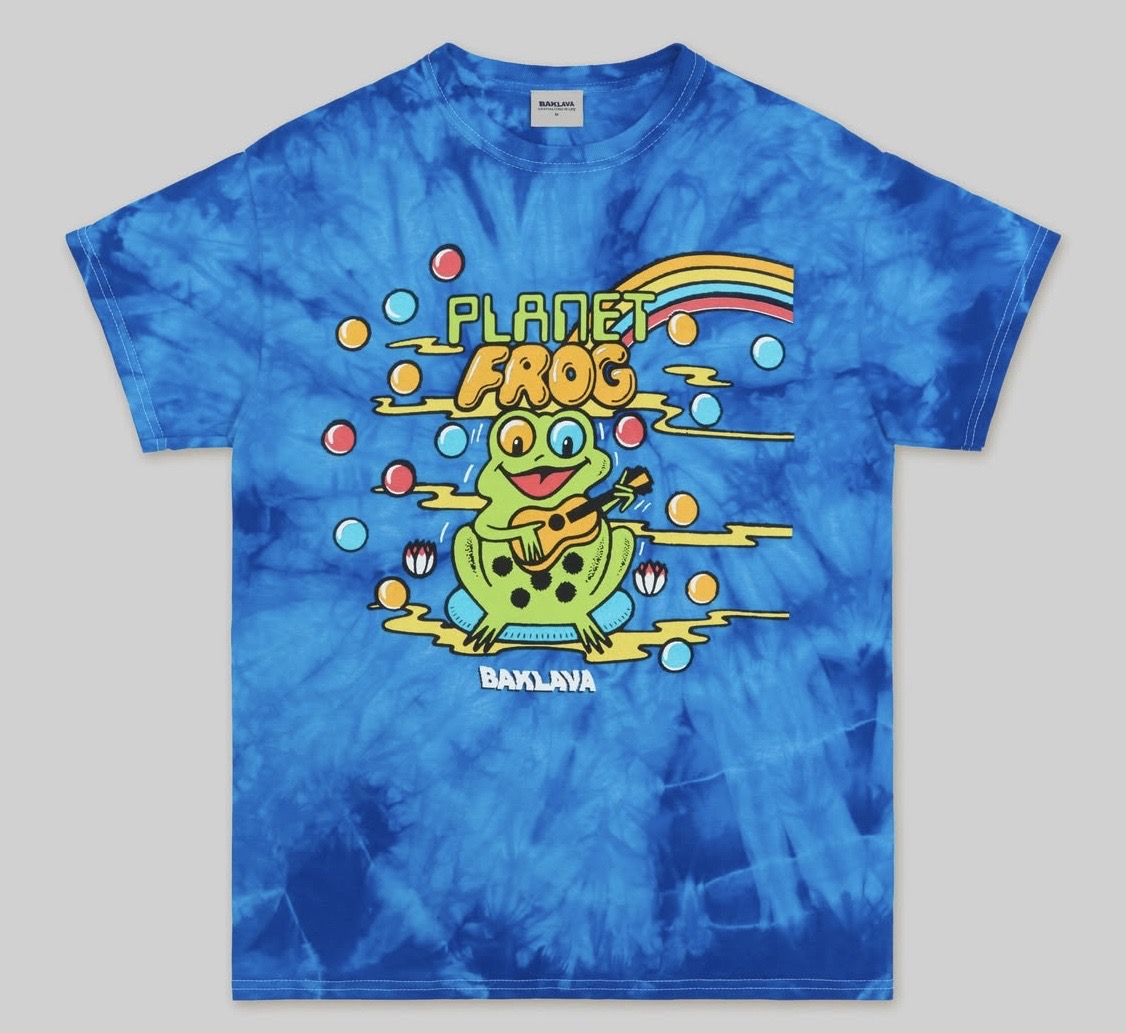 Size S Action Bronson Planet Frog "Tye Dye" Brand New