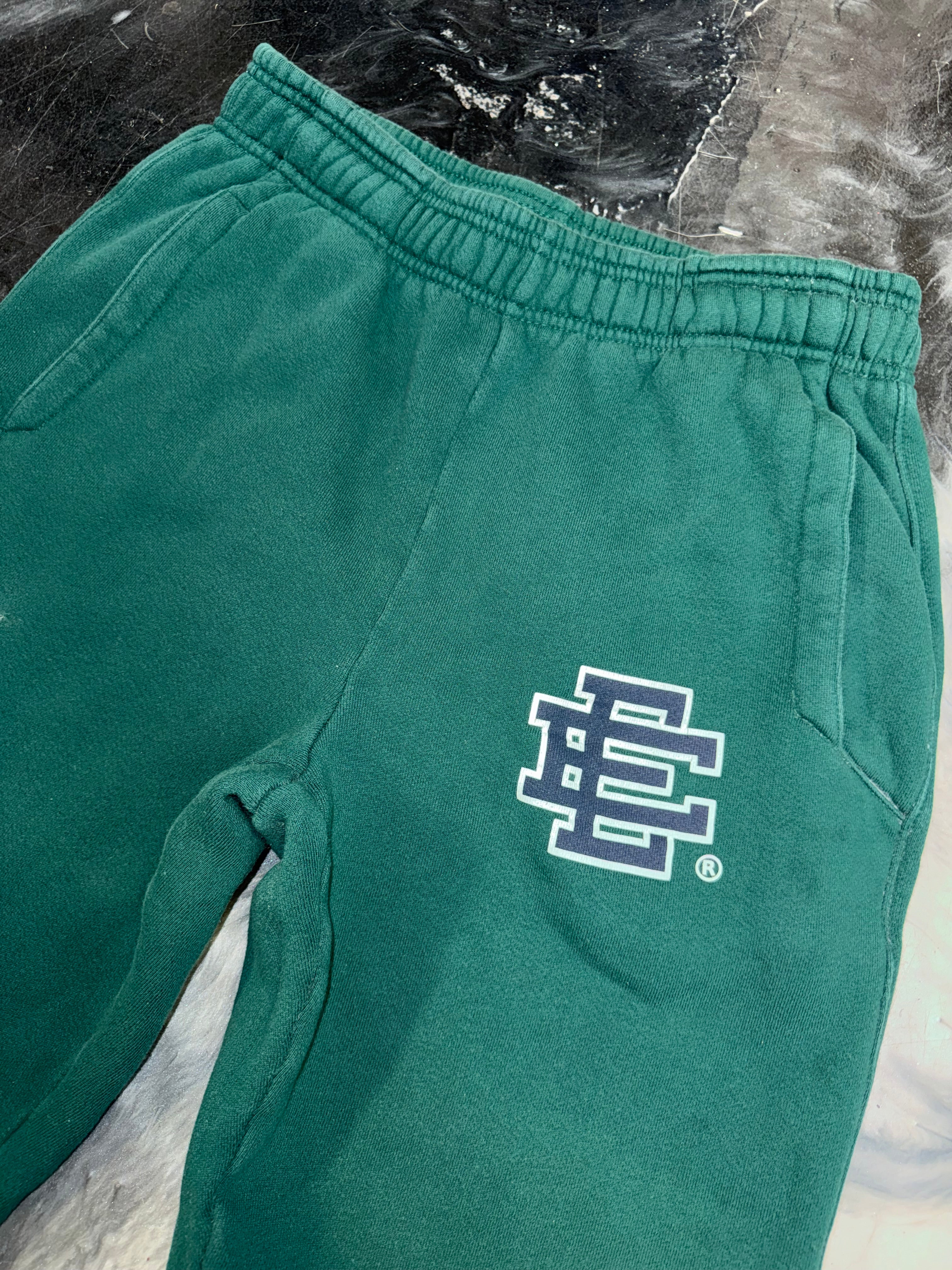 Size S Eric Emanuel EE Sweatpants “Green/Navy”