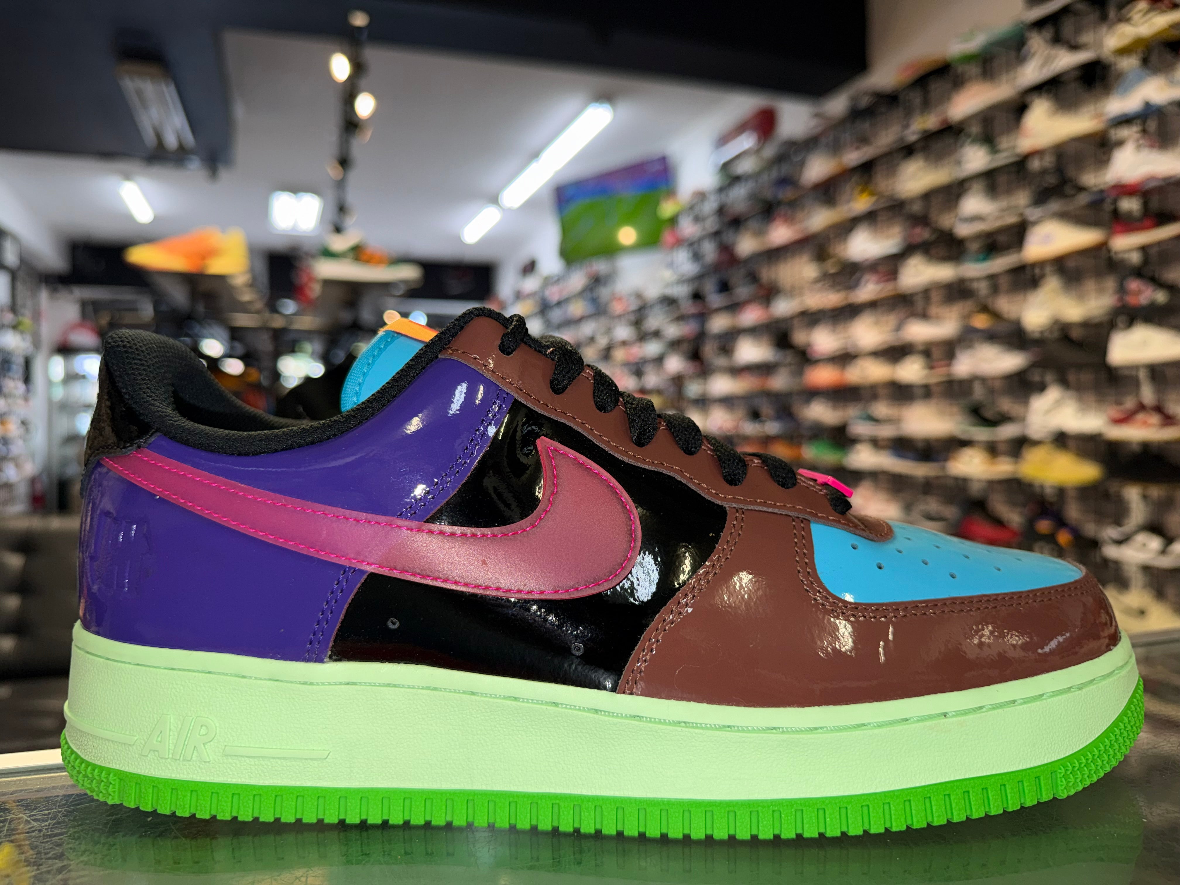 Size 11 Air Force 1 Undefeated "Multi Patent Pink Prime"