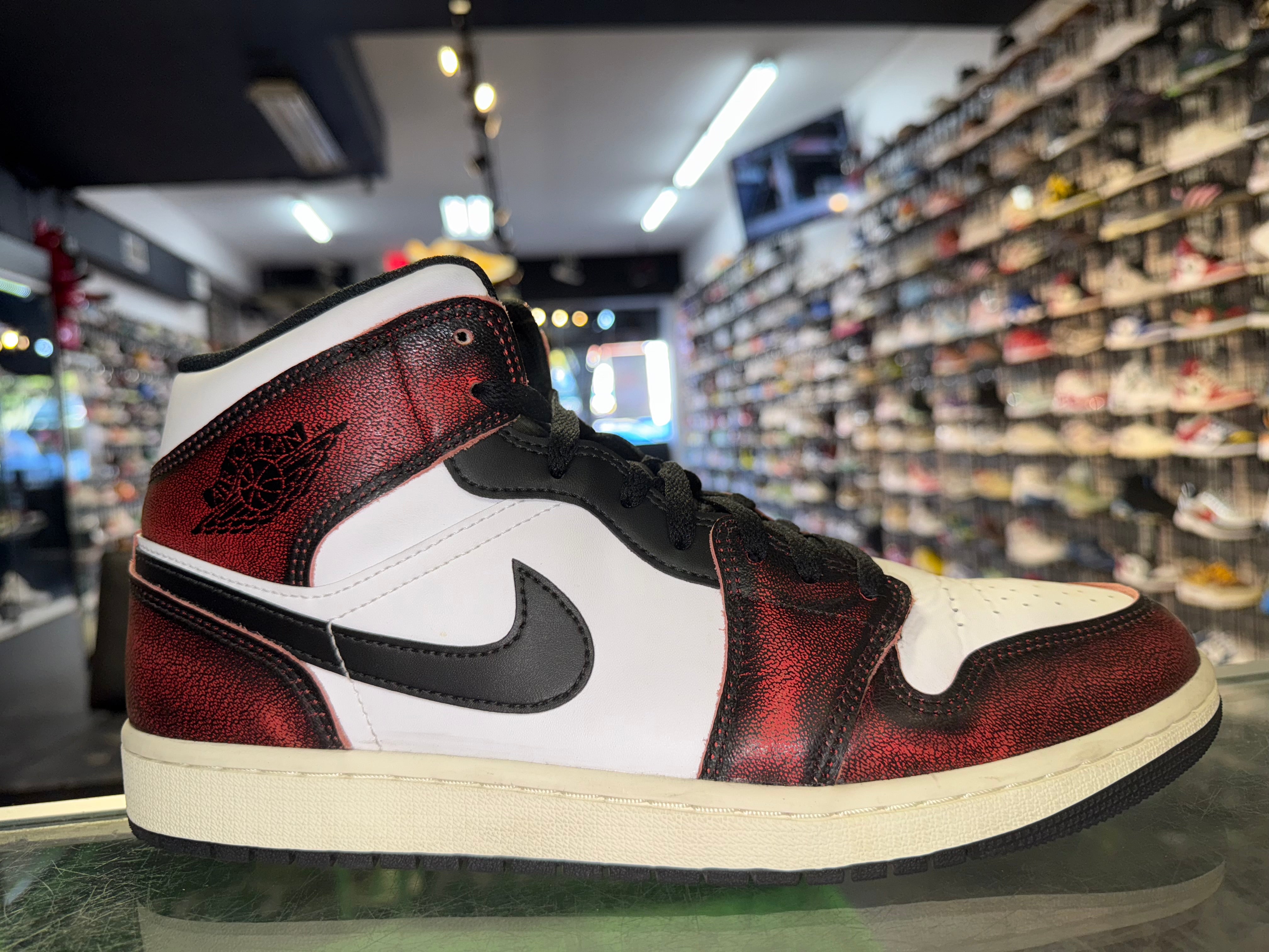 Size 11.5 Air Jordan 1 Mid "Wear-Away Chicago"