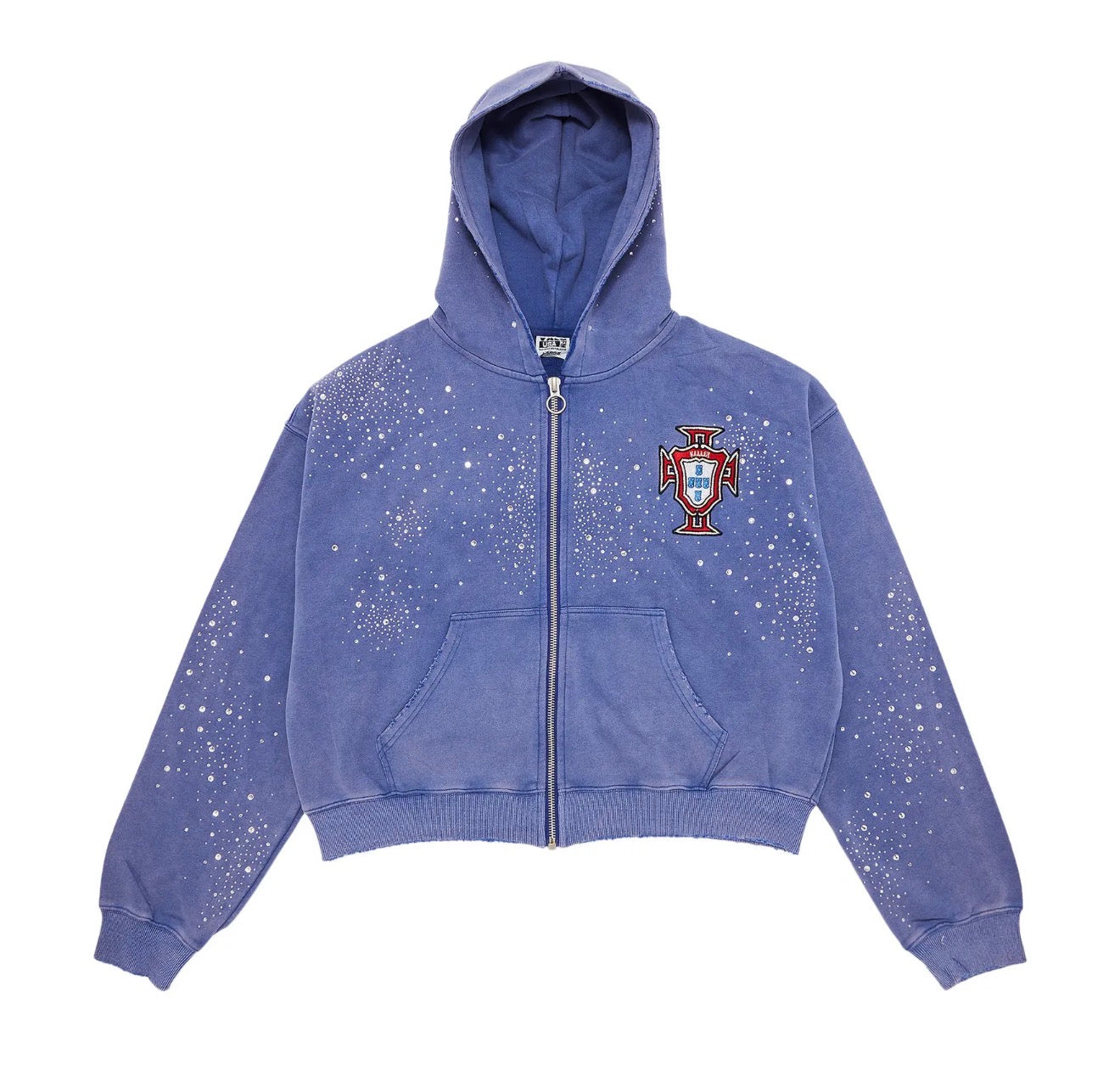 Size L Vale Forever Sea Cluster Zip Up “Light Blue” Brand New