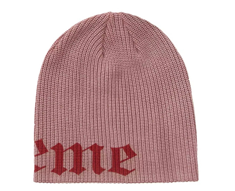 Size OS Supreme Old English Beanie “Red” Brand New