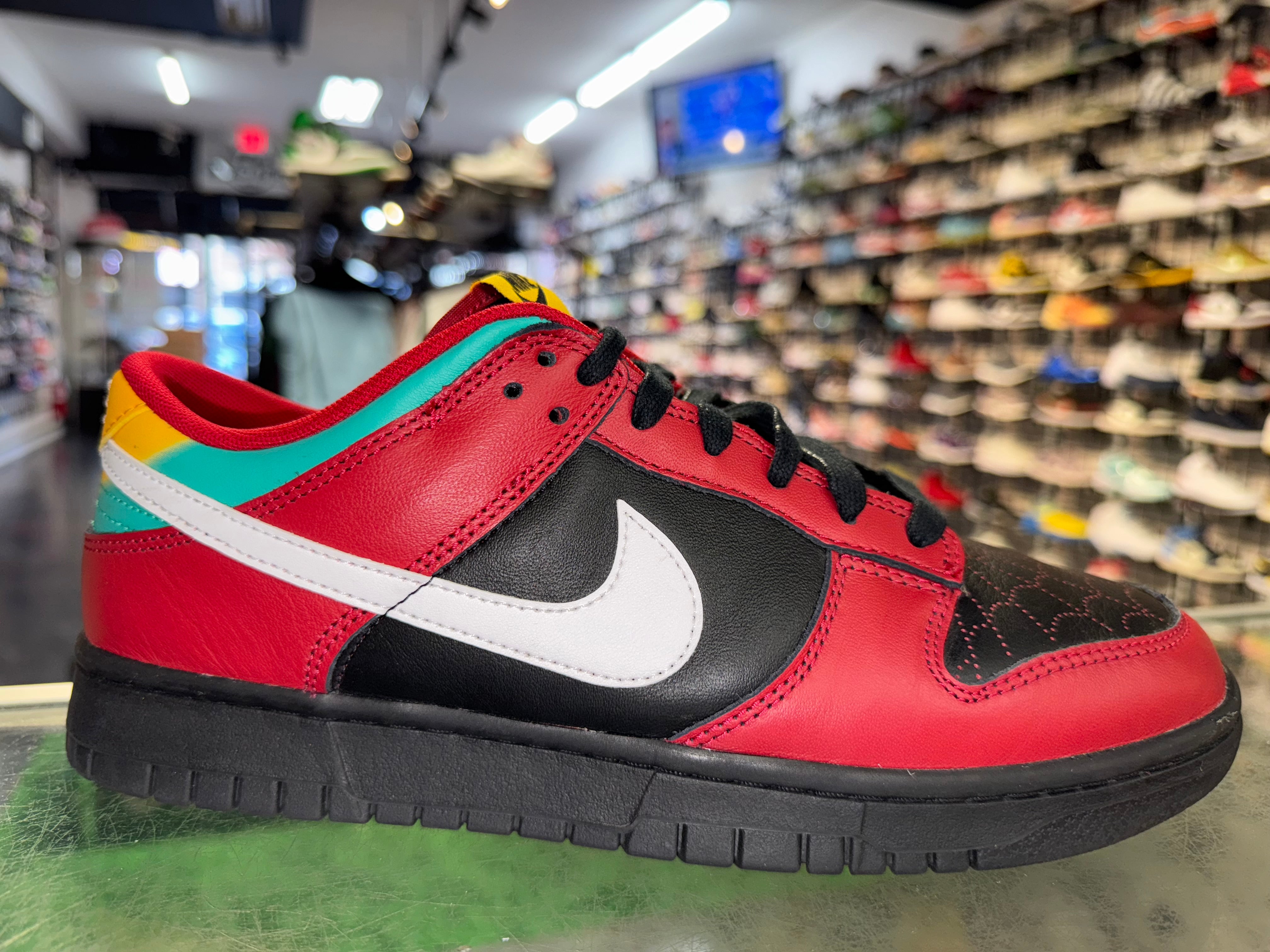 Size 9.5 Dunk Low "Biker Tatoos"