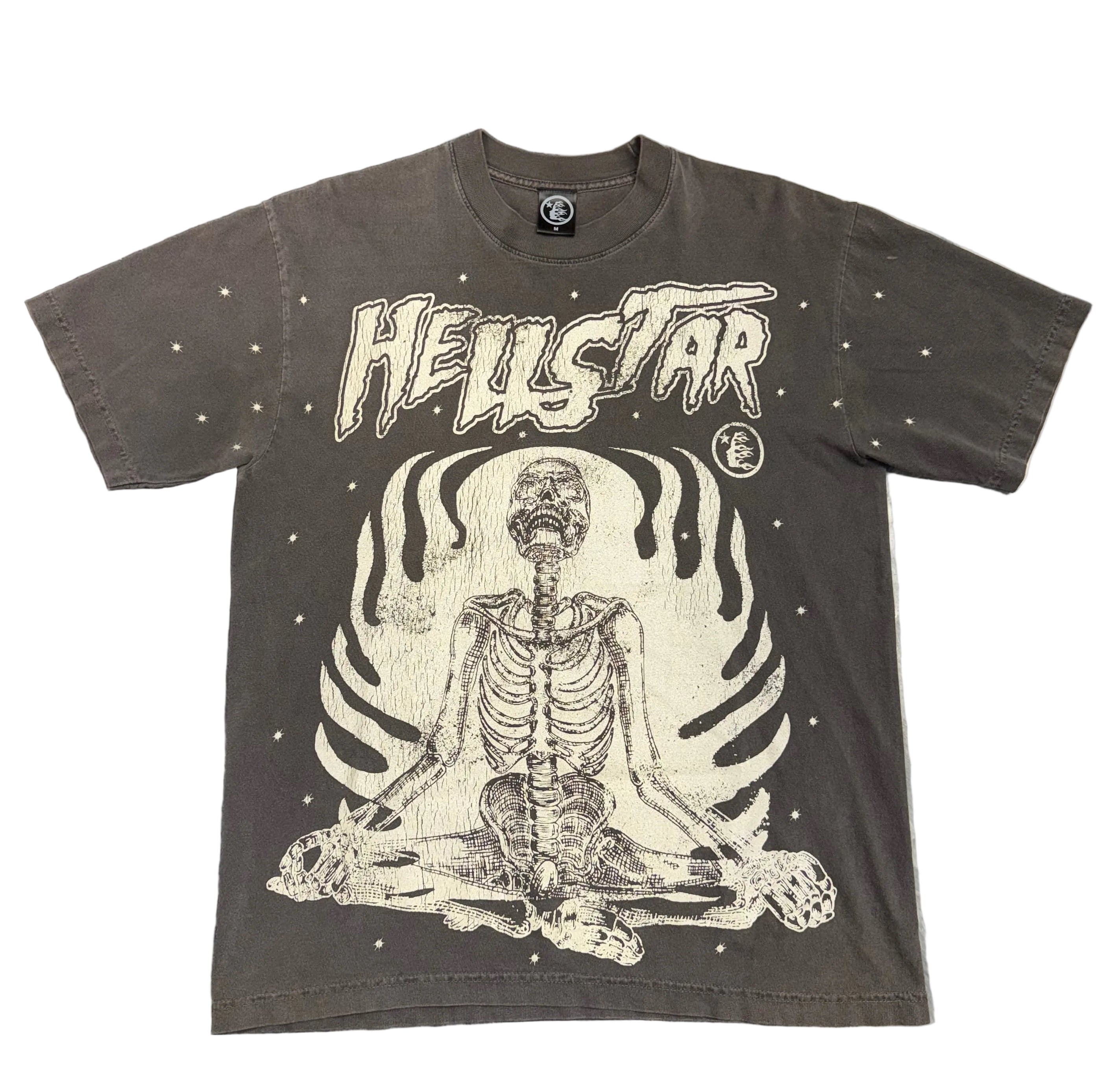 Size M Hellstar Inner Peace Tee “Grey”