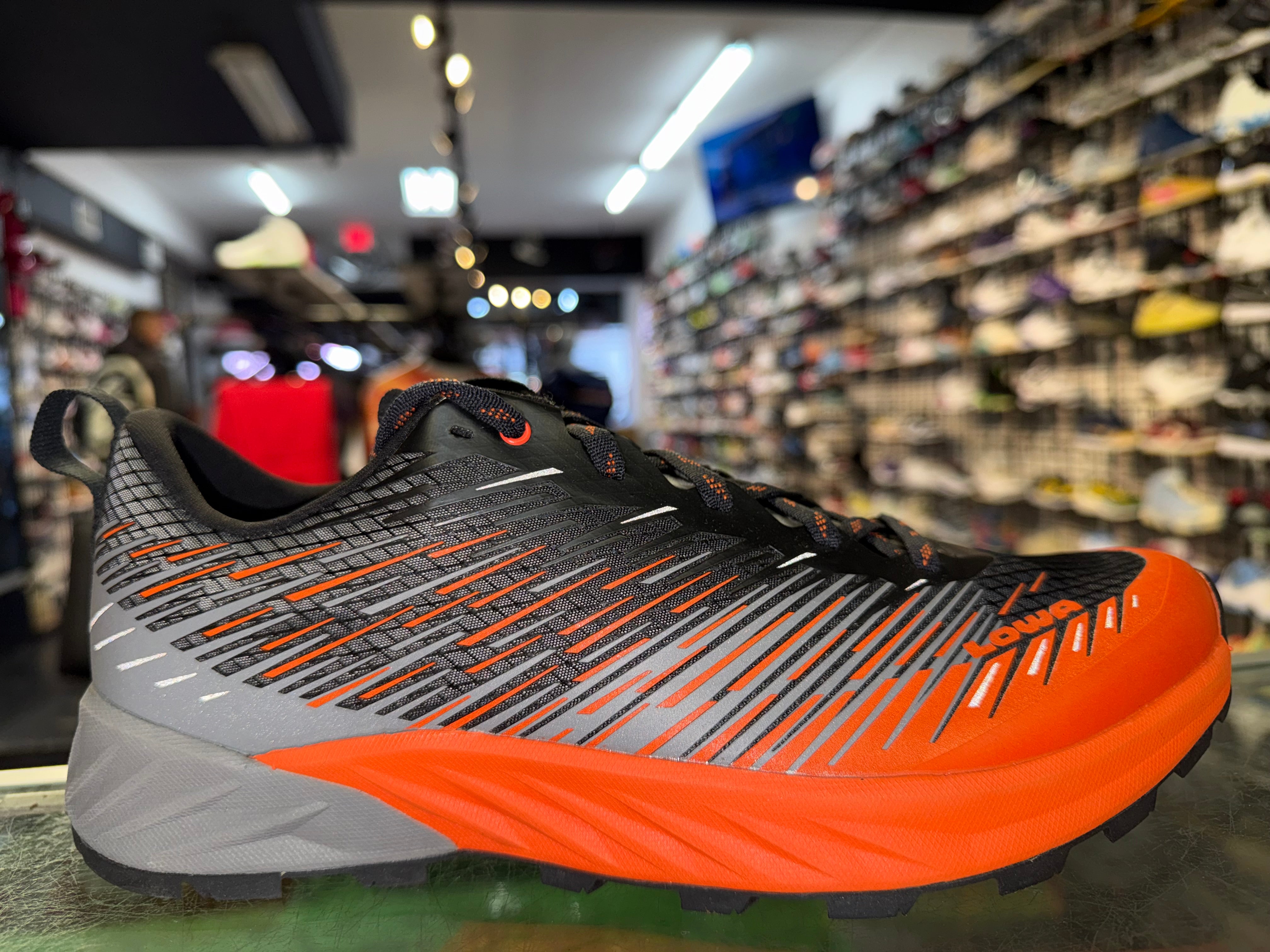 Size 9 Lowa Fortux Trail "Black Orange" Brand New