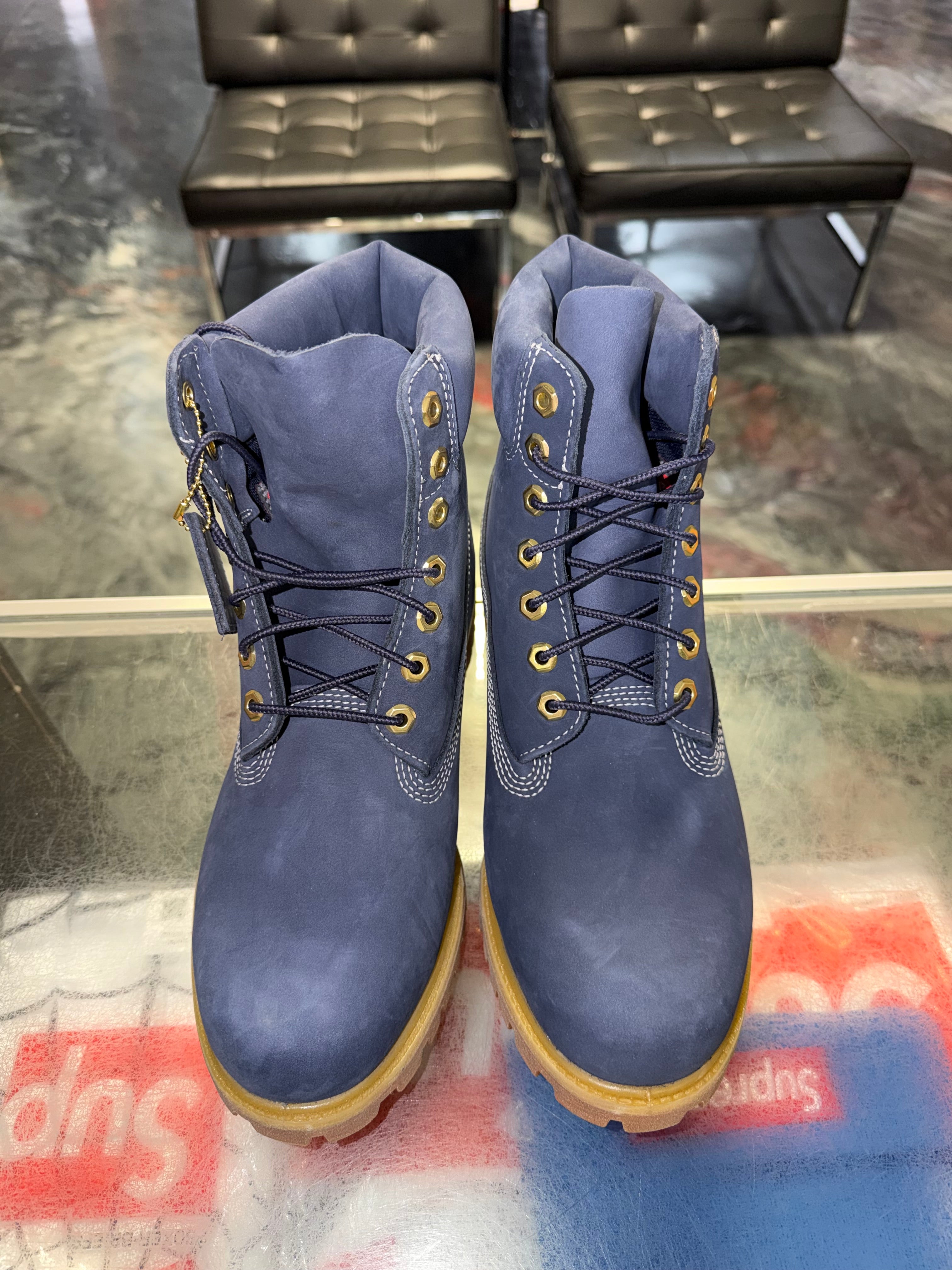 Size 9.5 Timberland 6 Inch Premium Boot "Peacoat" Brand New