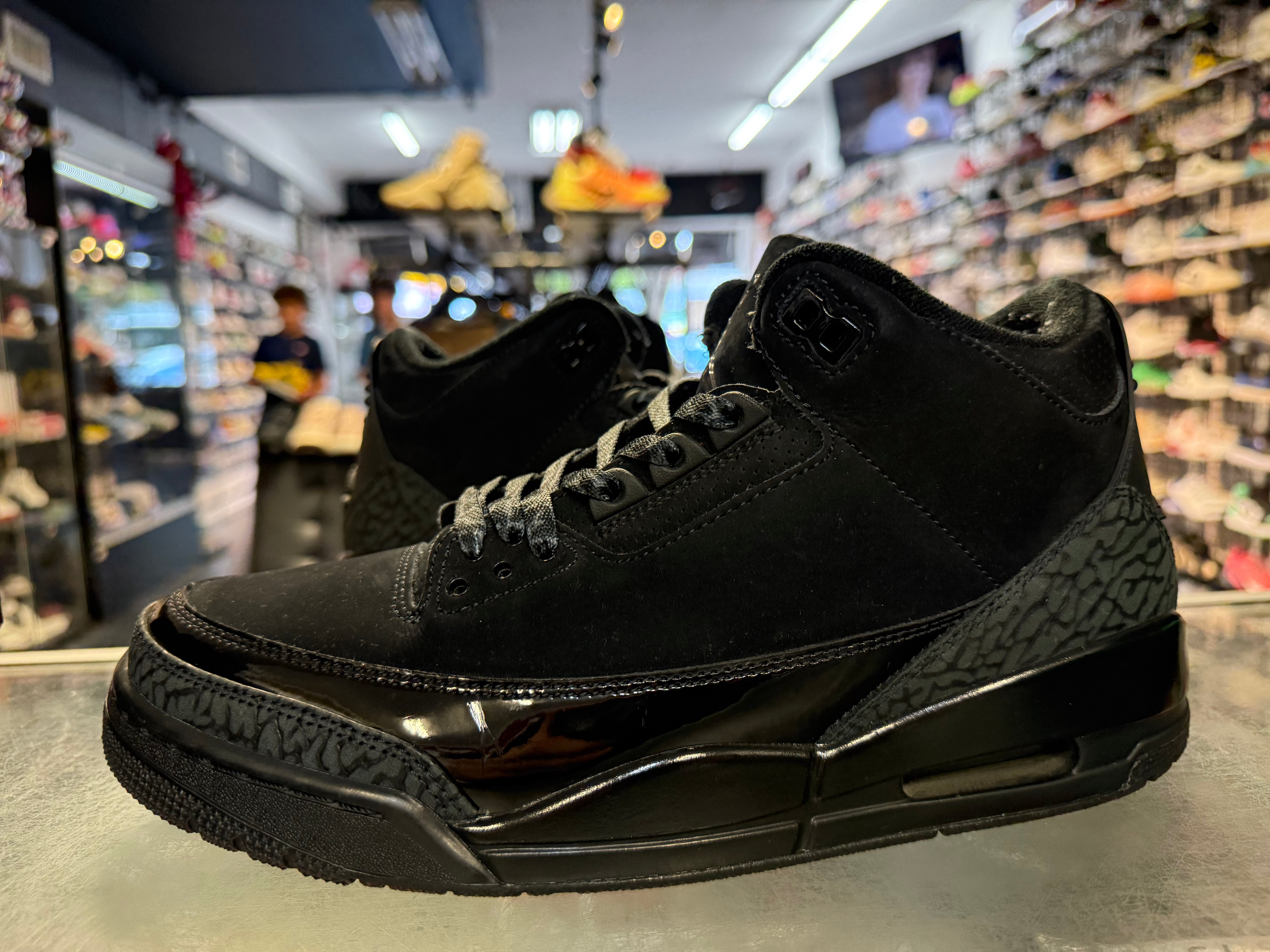 Size 9.5 Air Jordan 3 “Black Cat”