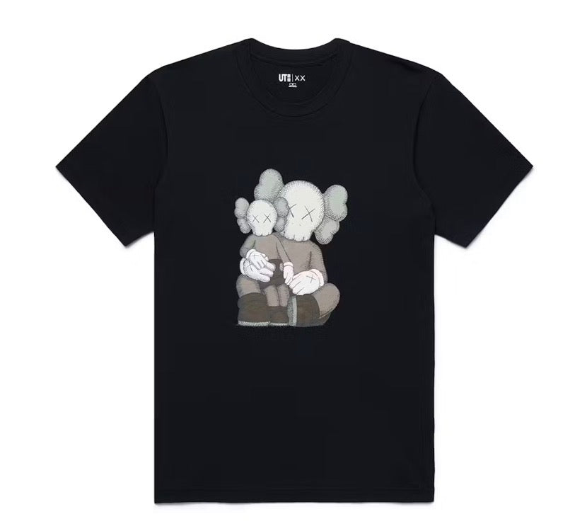 Size S Kaws Uniqlo Tee “Black” Brand New