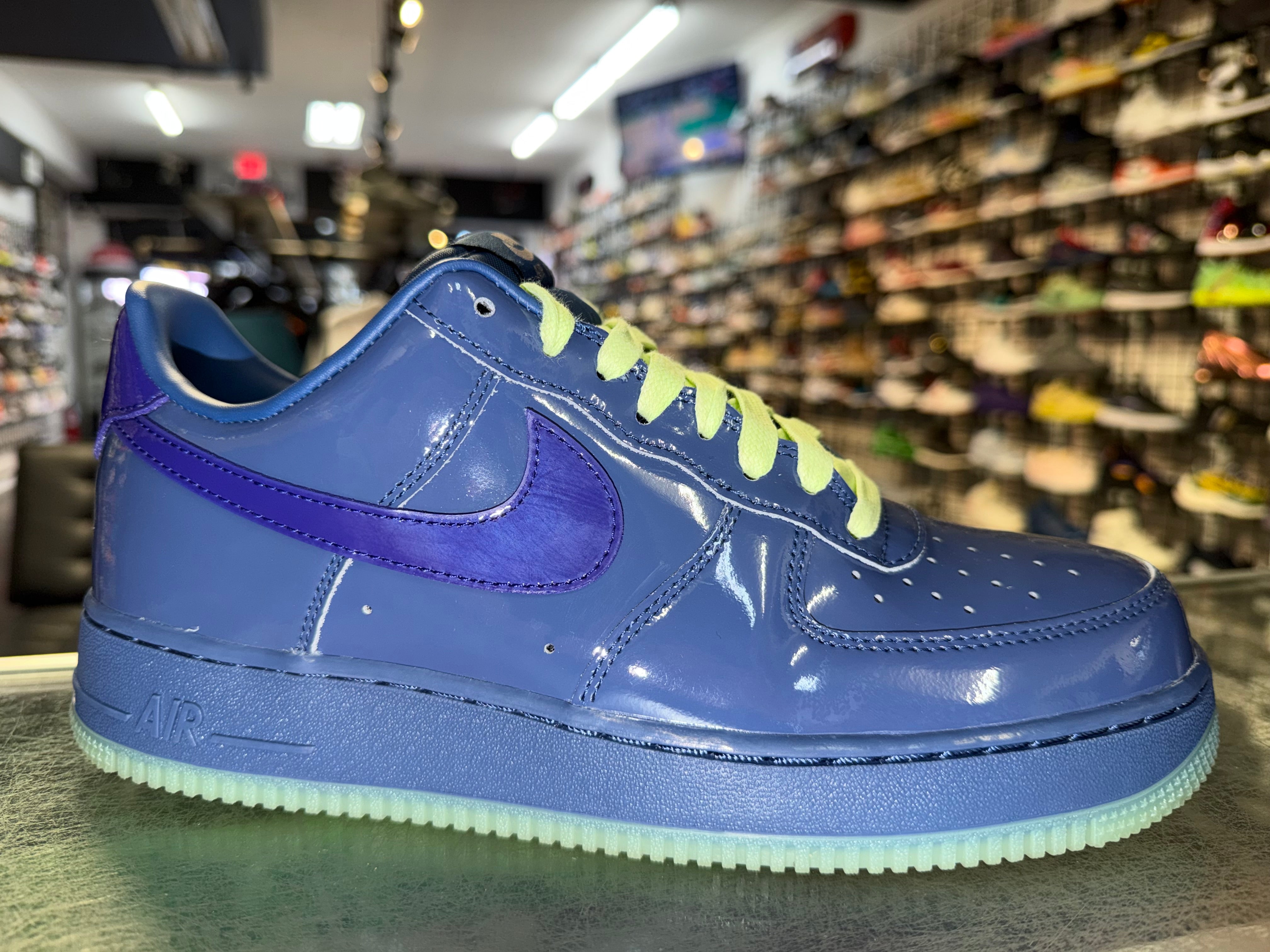 Size 9.5 Air Force 1 Patent Leather "Mystic Navy Grape Ice"
