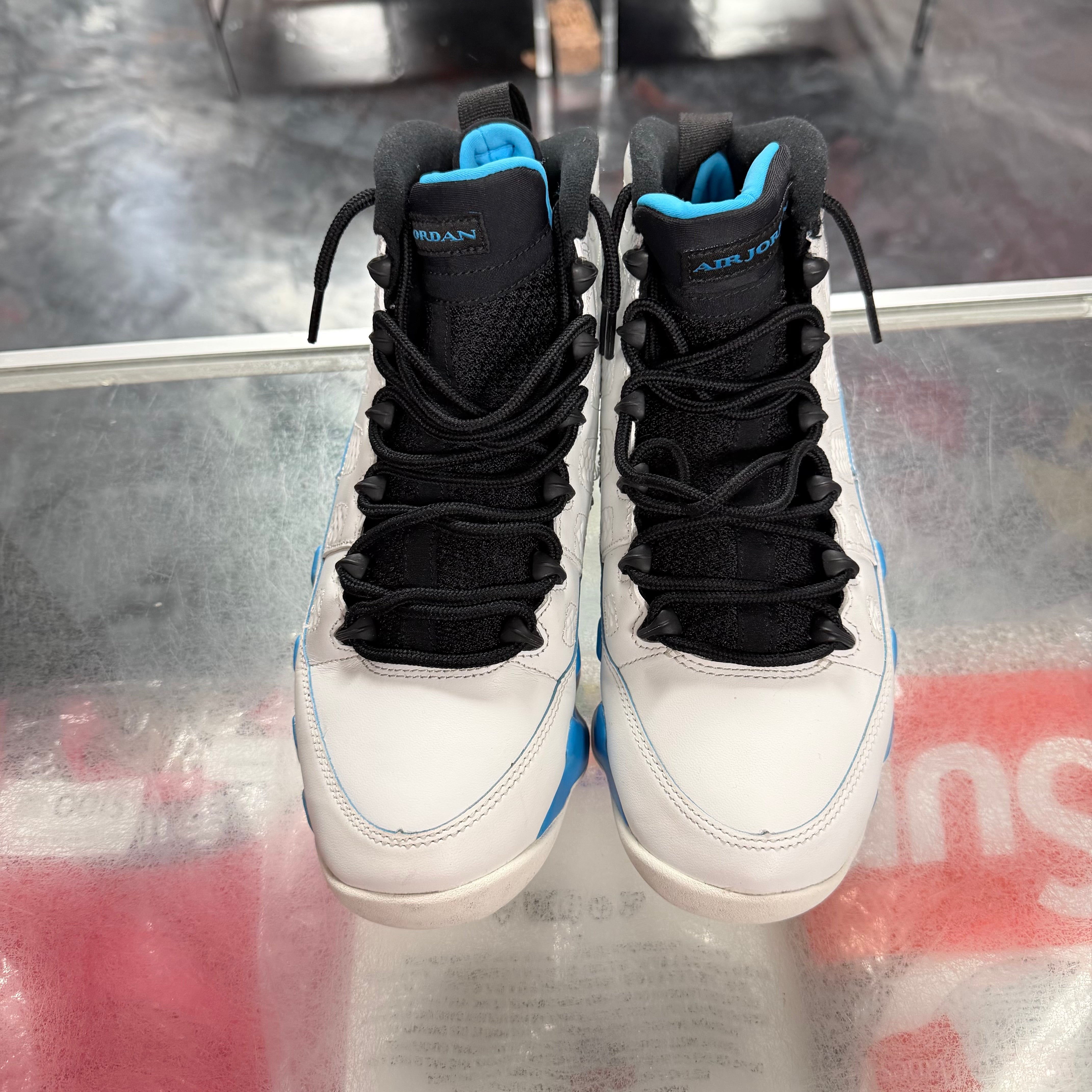 Size 9 Air Jordan 9 "Powder Blue" - NB