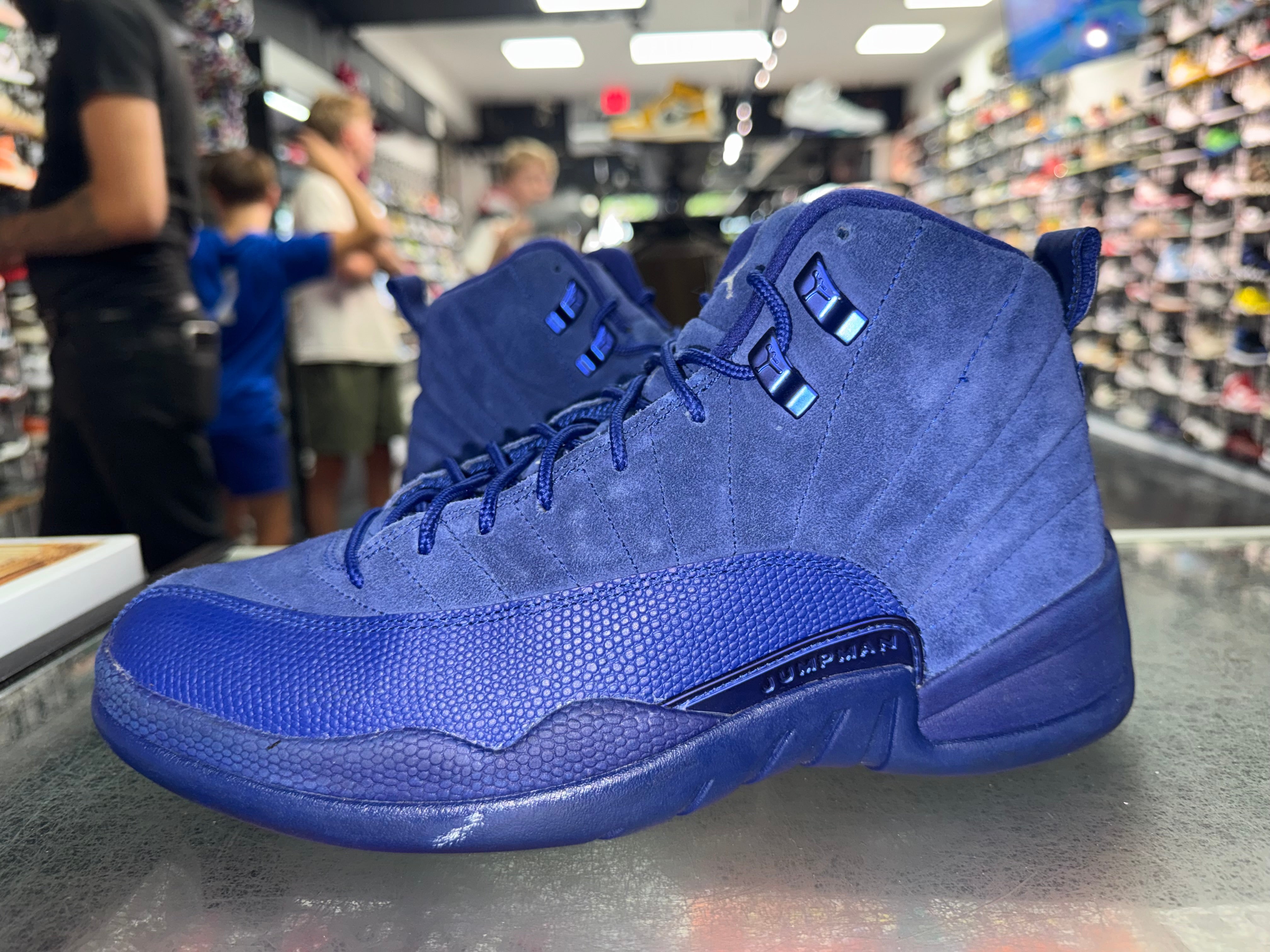 Size 9.5 Air Jordan 12 "Blue Suede"