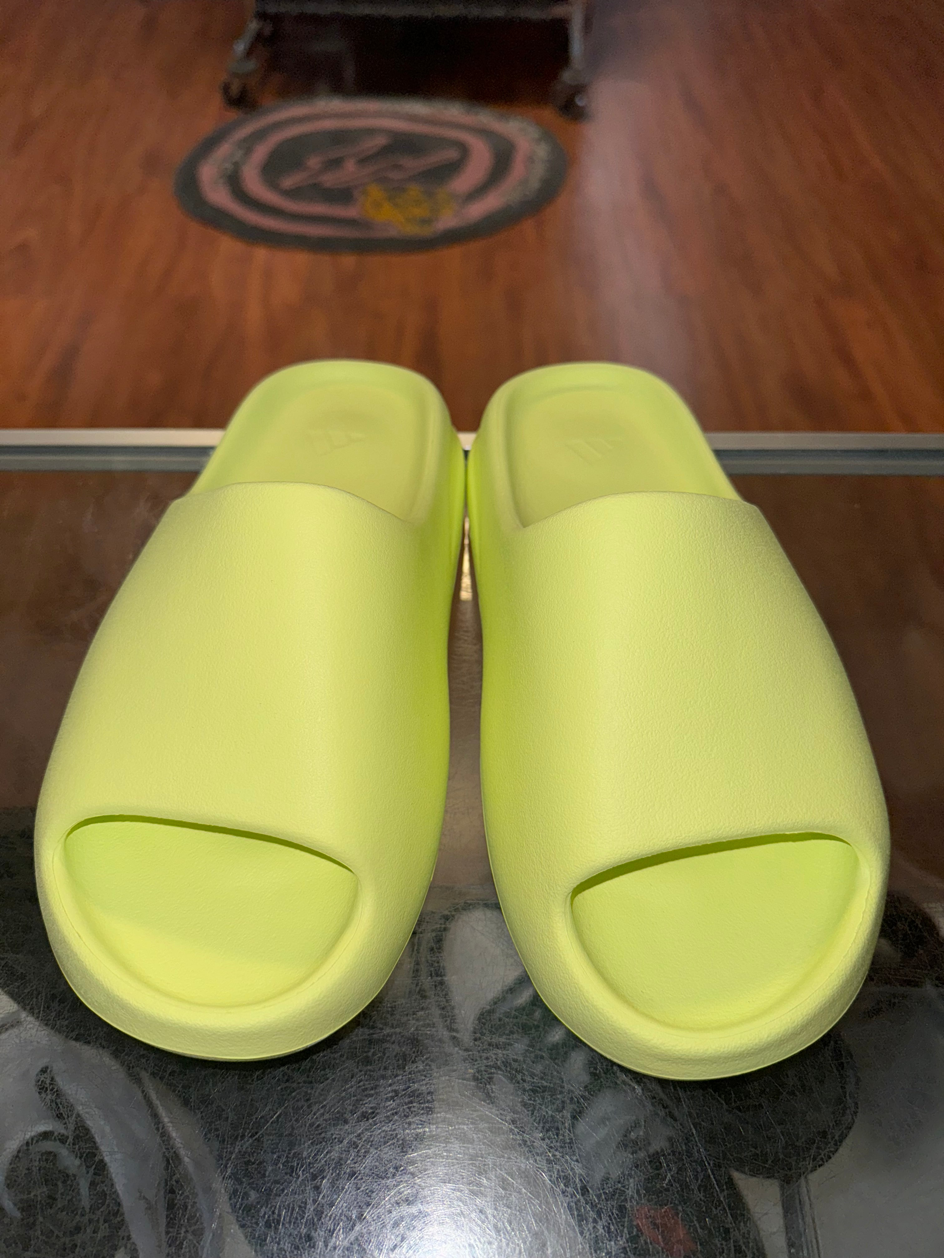 Size 4 Adidas Yeezy Slide “Glow Green” Brand New