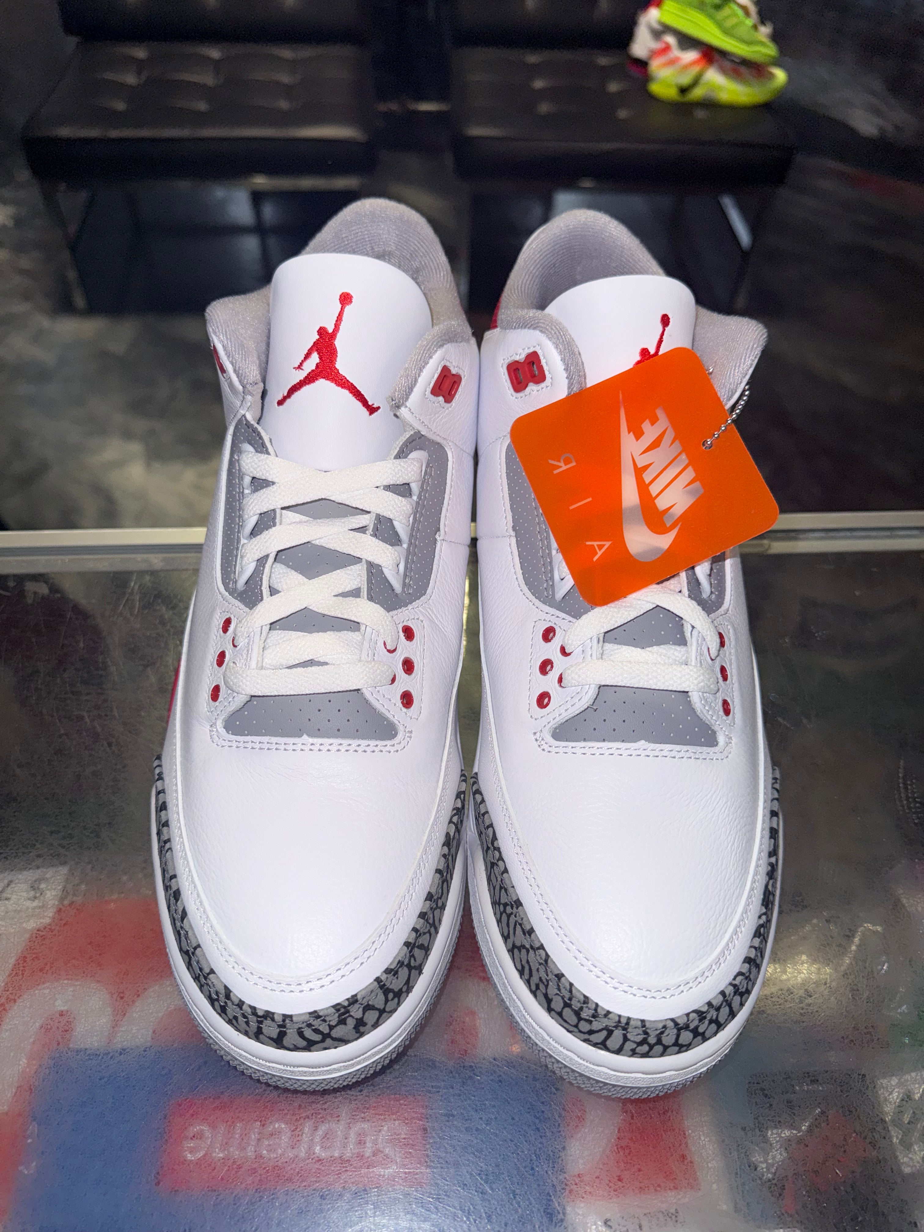 Size 10.5 Air Jordan 3 "Fire Red" Brand New