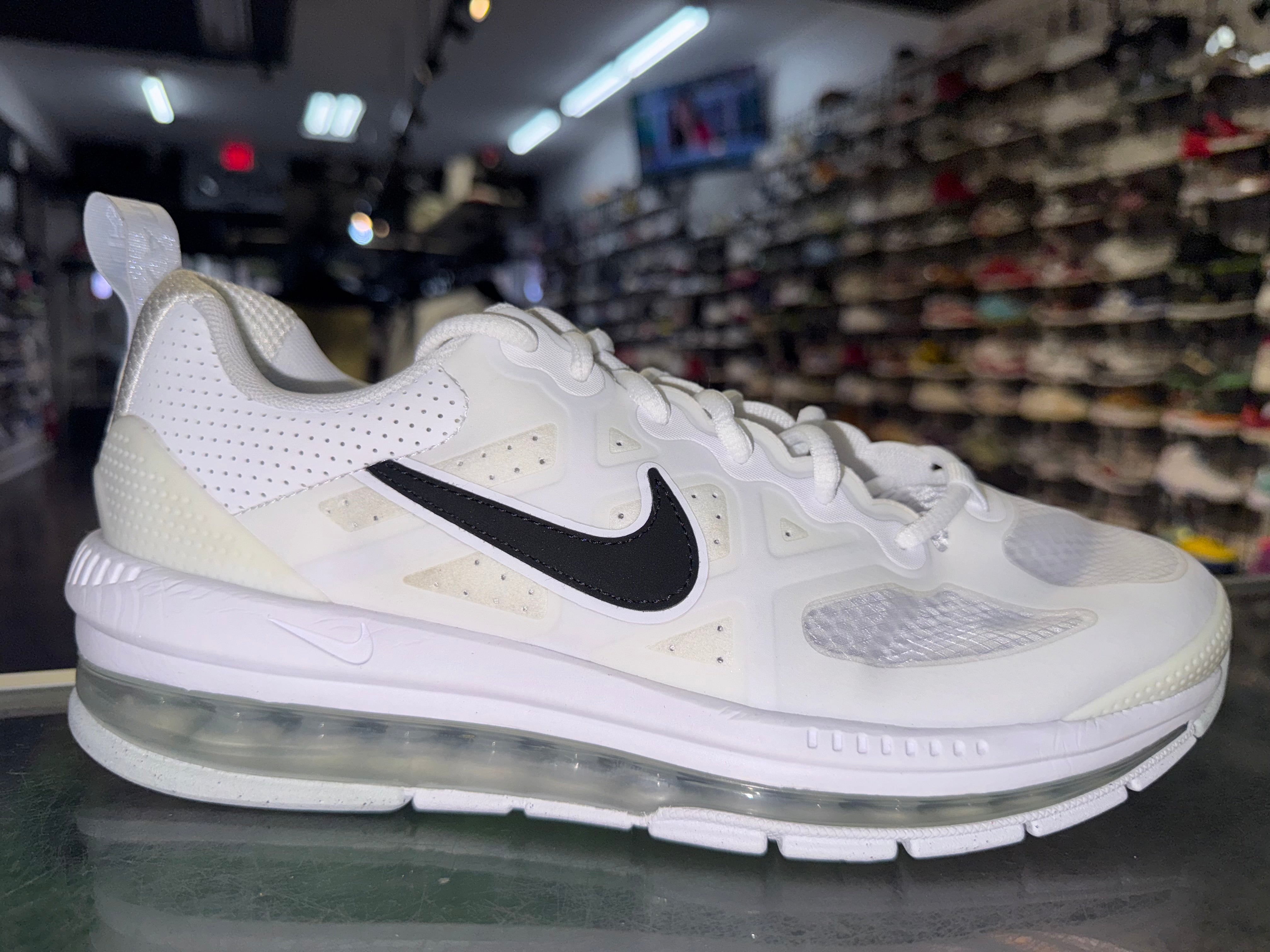 Size 8 Air Max Genome "Black White"