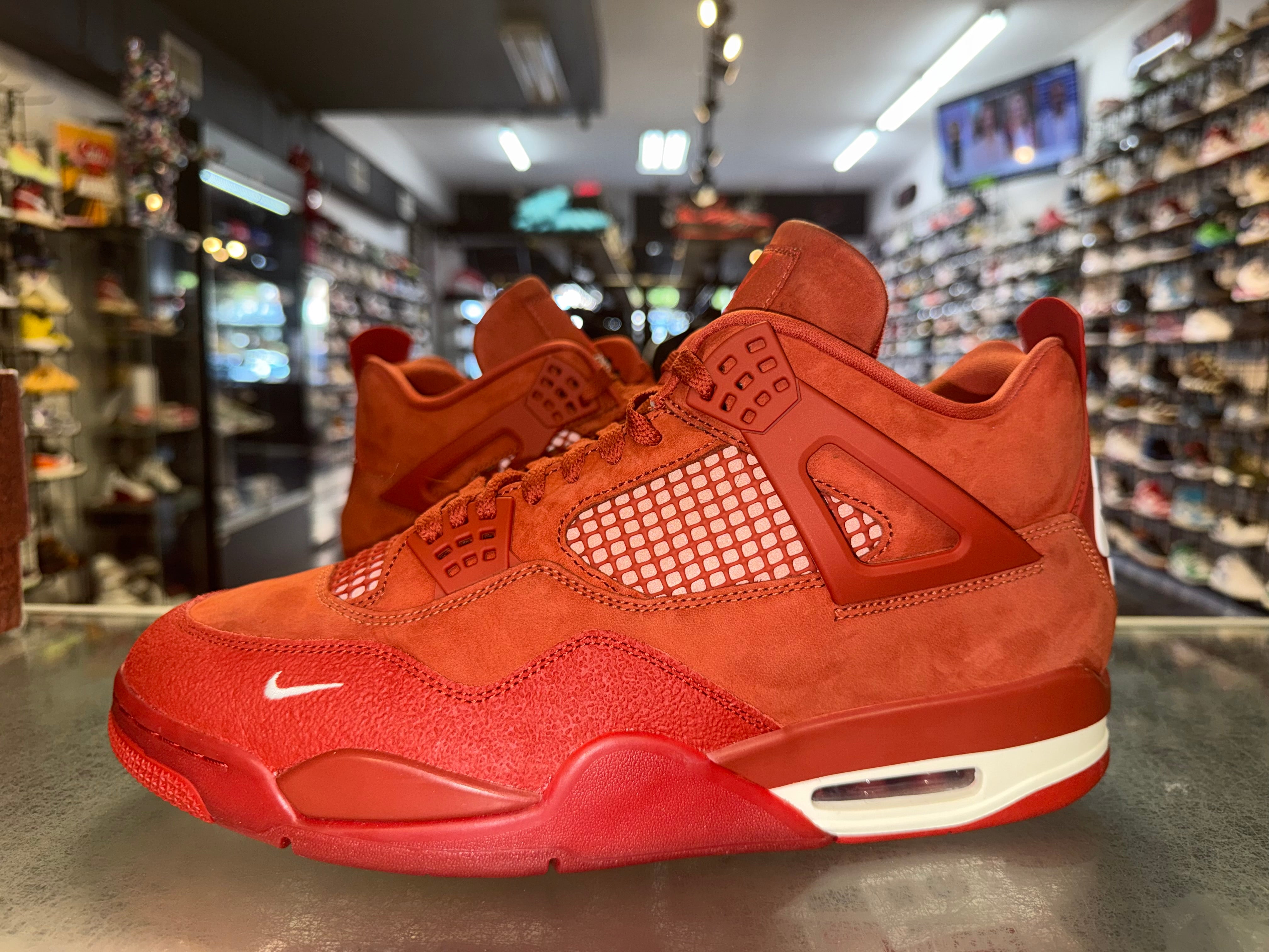 Size 13 Air Jordan 4 Nigel Sylvester "Brick by Brick"