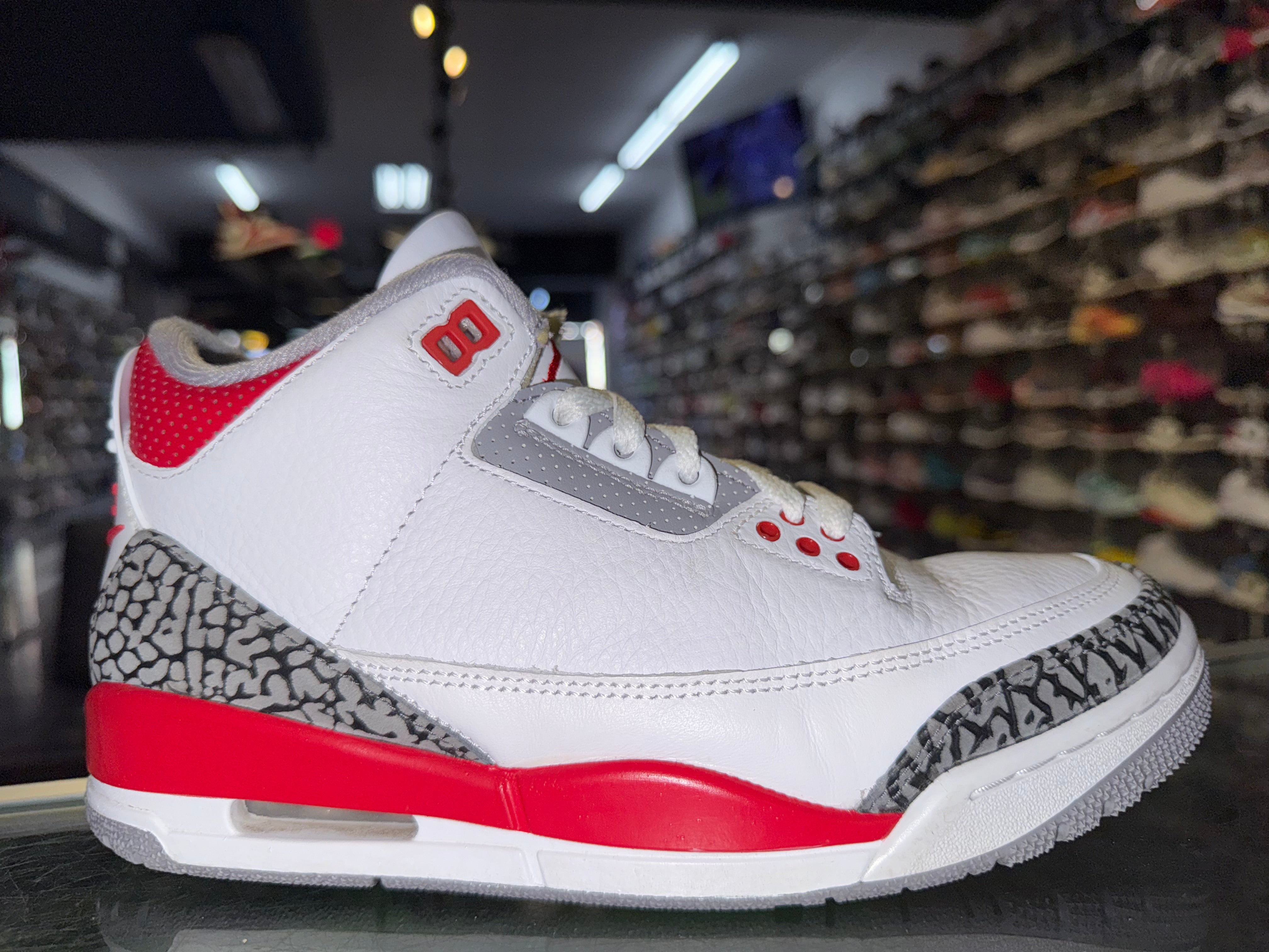 Size 6 Air Jordan 3 "Fire Red"
