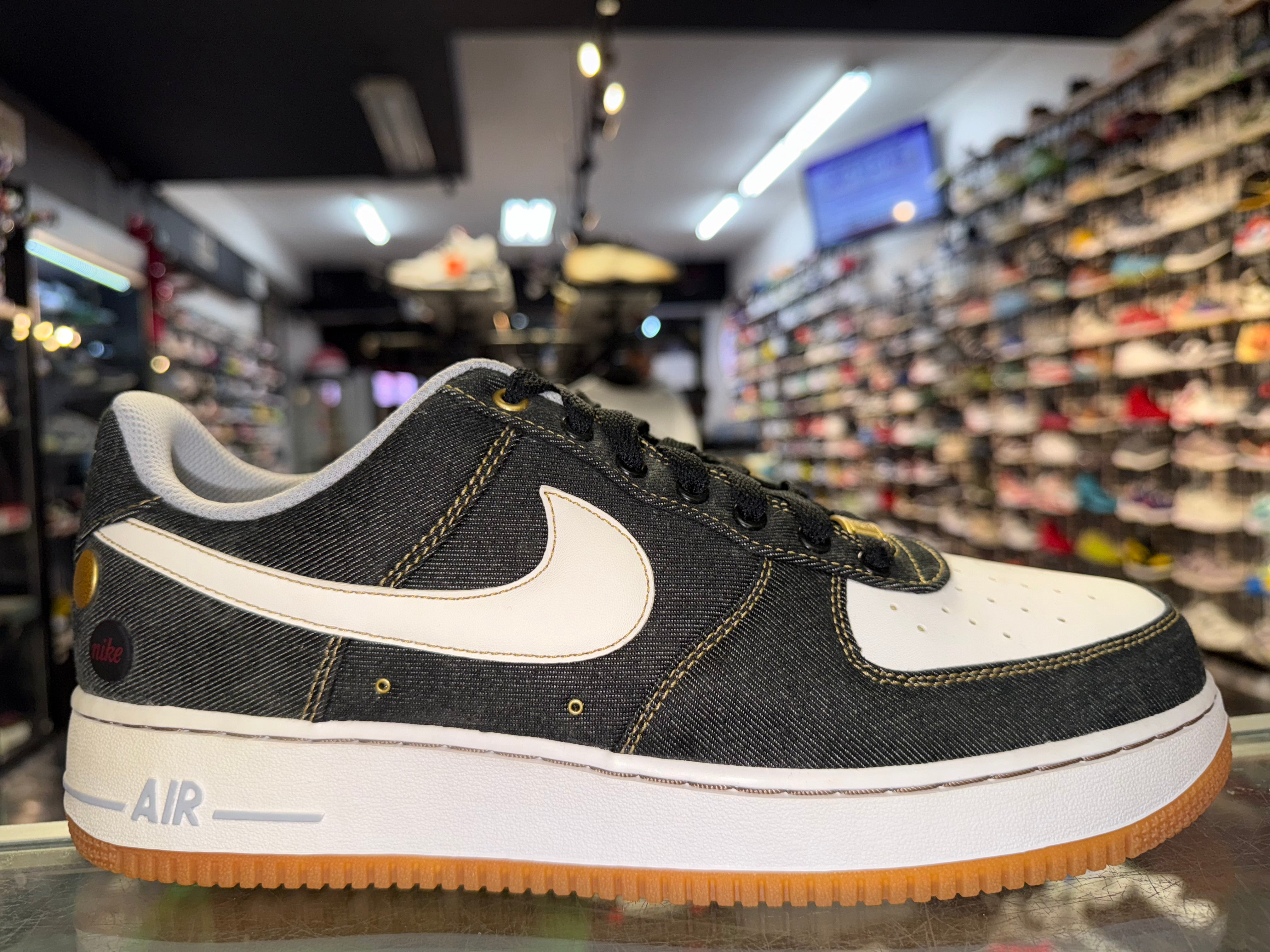 Size 11 Air Force 1 "Black Denim" Brand New