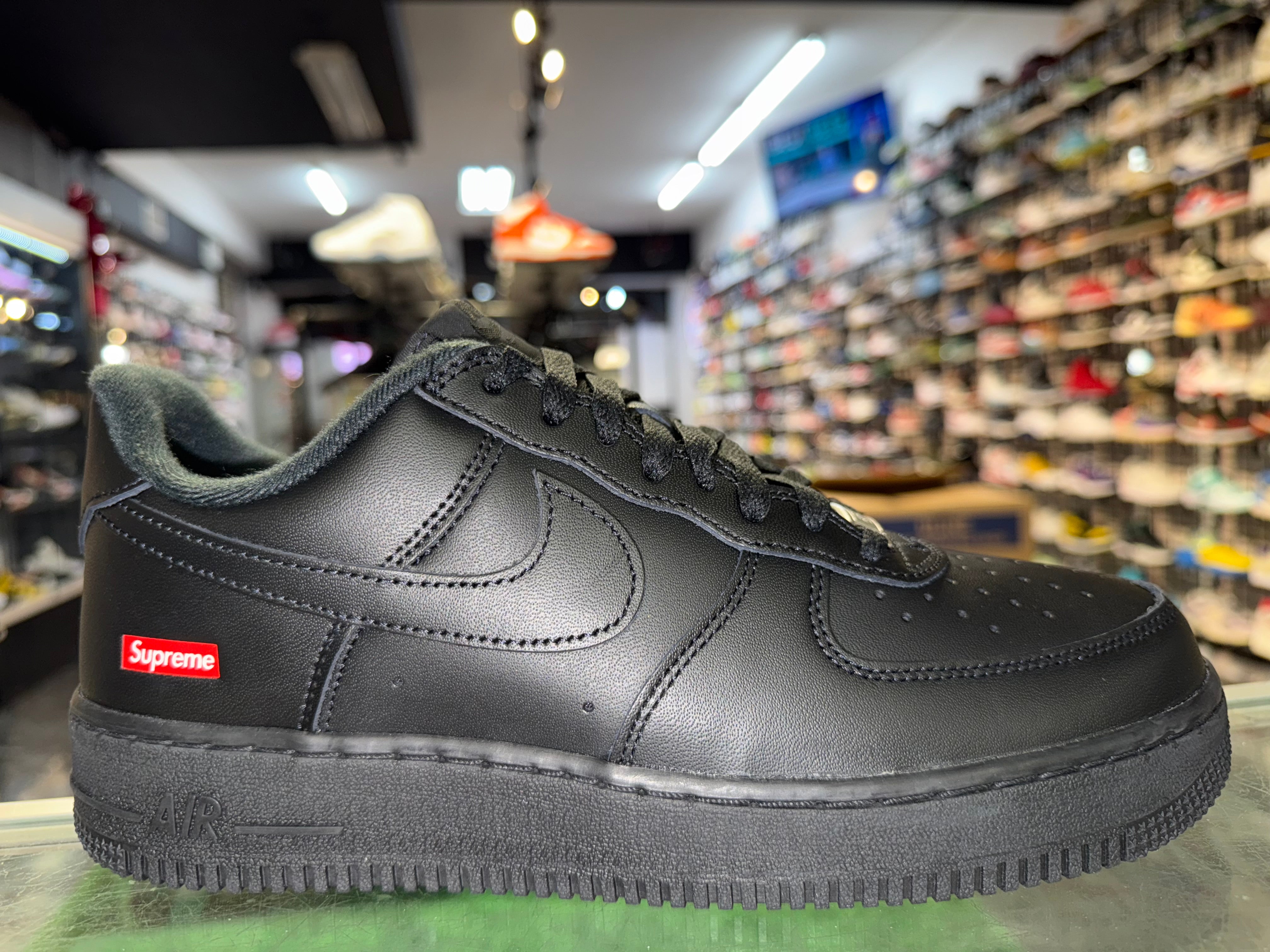 Size 8.5 Air Force 1 Supreme “Black” Brand New