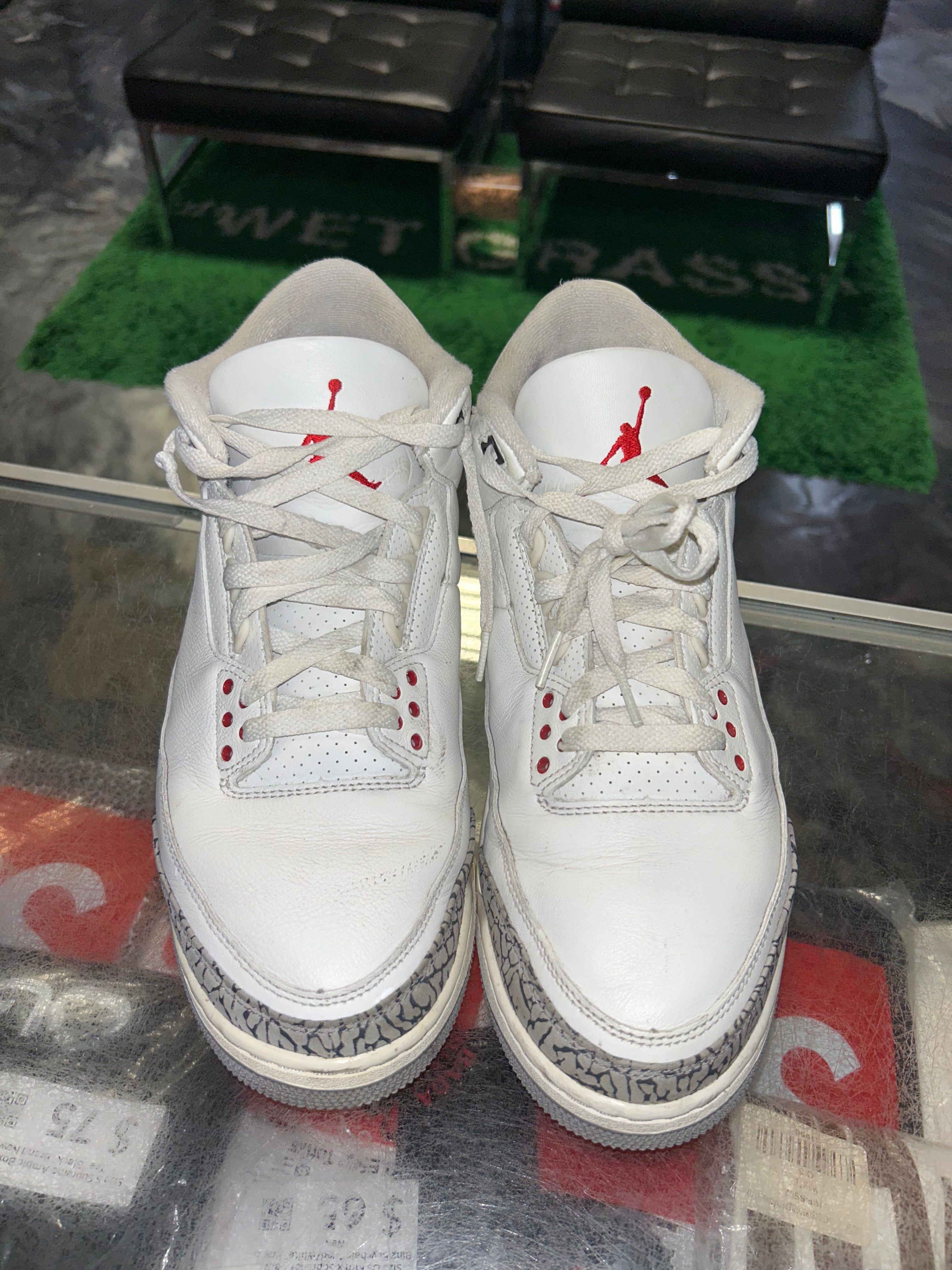 Size 12 AJ 3 "White Cement Reimagined"