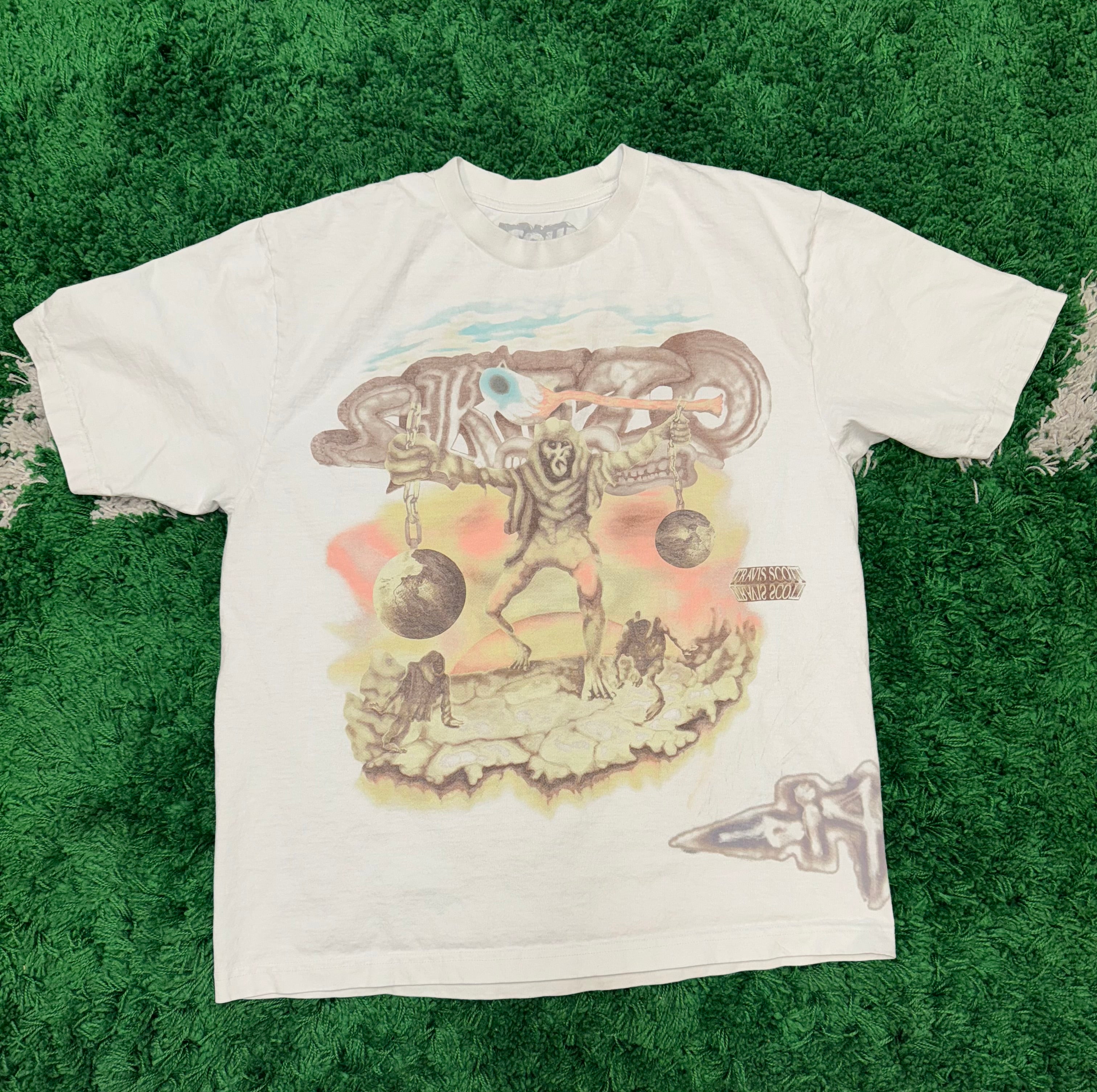Size L Travis Scott Circus Maximus Tee “White”