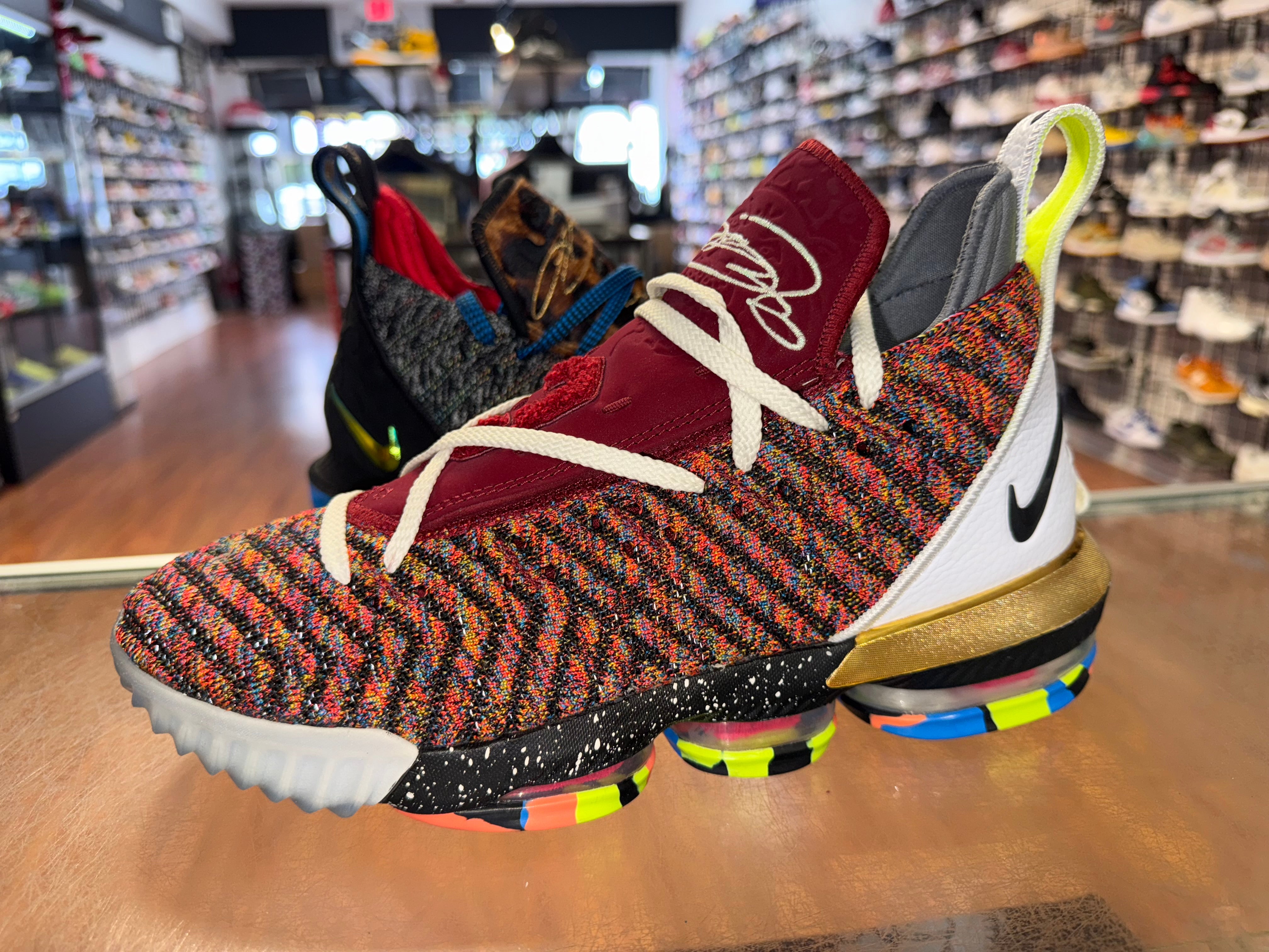 Size 9 Nike LeBron 16 “What The 1-5”