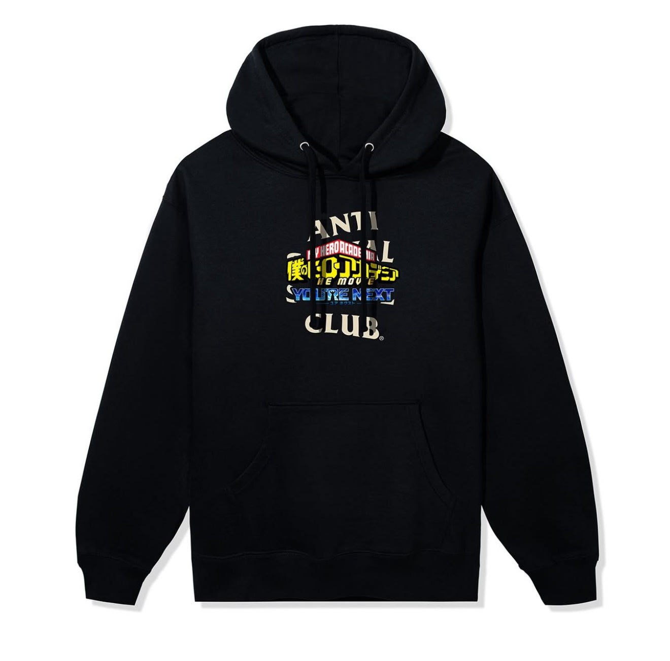Size XL ASSC x My Hero Academia Hoodie “Black” Brand New – Direct - Main Image