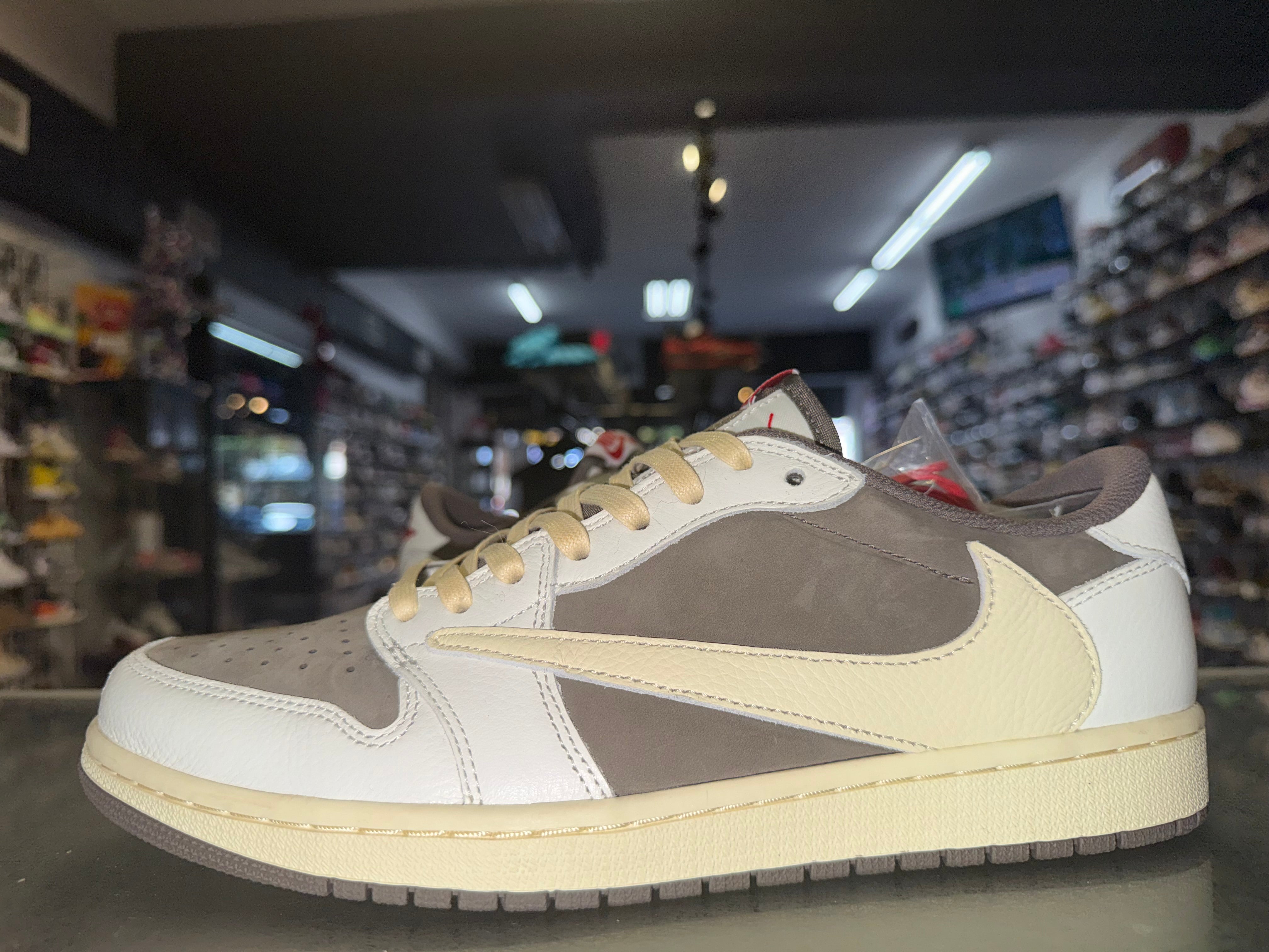 Size 10.5 Air Jordan 1 Low Travis Scott "Reverse Mocha" Worn 1x