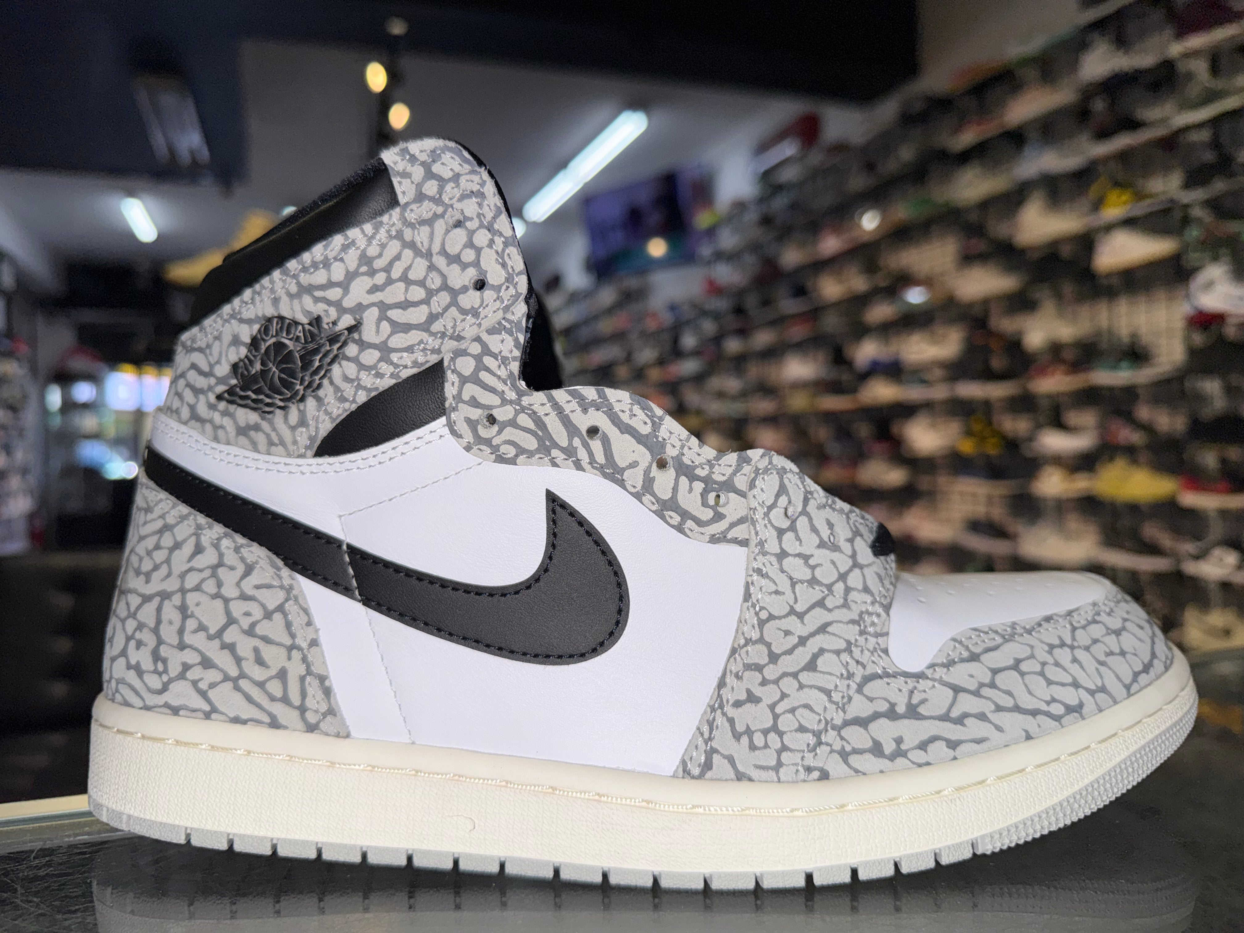Size 11 Air Jordan 1 “White Cement” Brand New